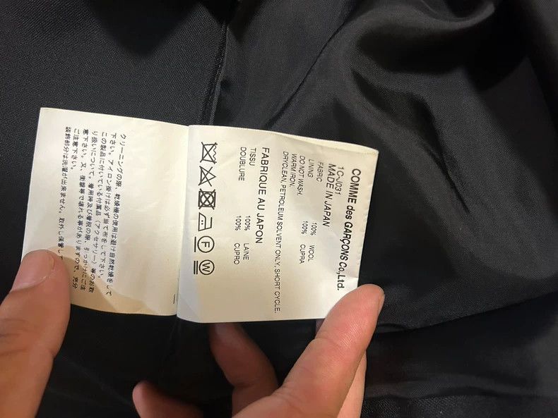 Comme des Garcons Comme Des Garcons Badge black suit jacket Size L / US 10 / IT 46 - 6 Thumbnail