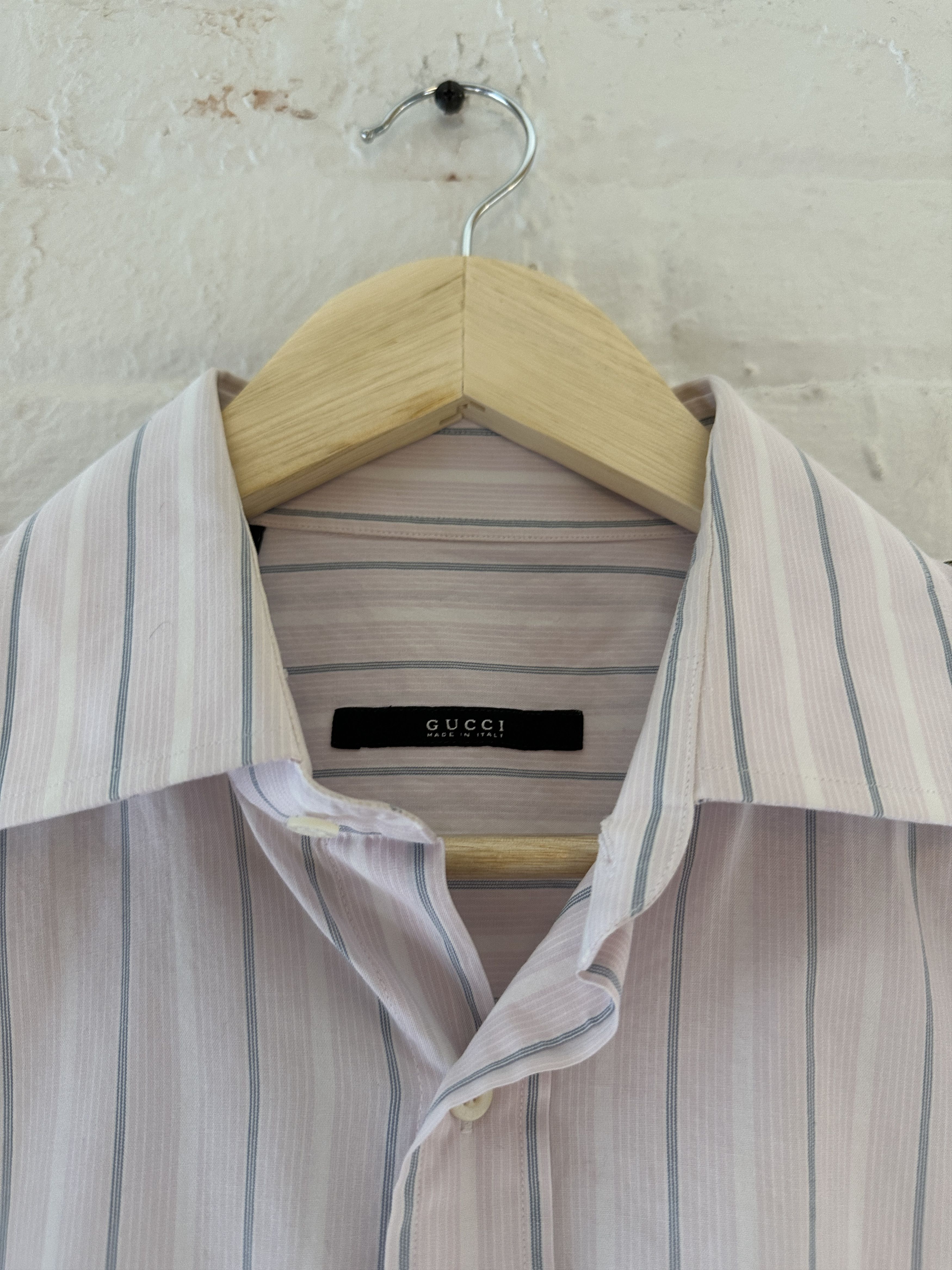 Gucci Gucci by Tom Ford Multi Striped Button Up Shirt Size US XL / EU 56 / 4 - 2 Thumbnail