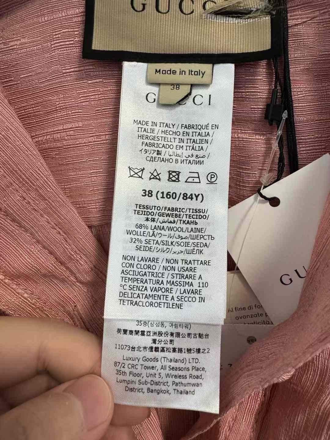 Gucci Gucci Size 38 Pink short mid-sleeved top 2501-Nextarrow Size US XS / EU 42 / 0 - 4 Thumbnail
