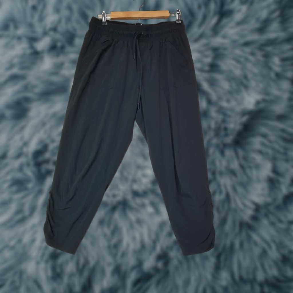 Prana prAna Pants Black High Rise Drawstring Elastic Waist Joggers Women M Size Medium Size 32" / US 10 / IT 46 - 1 Thumbnail