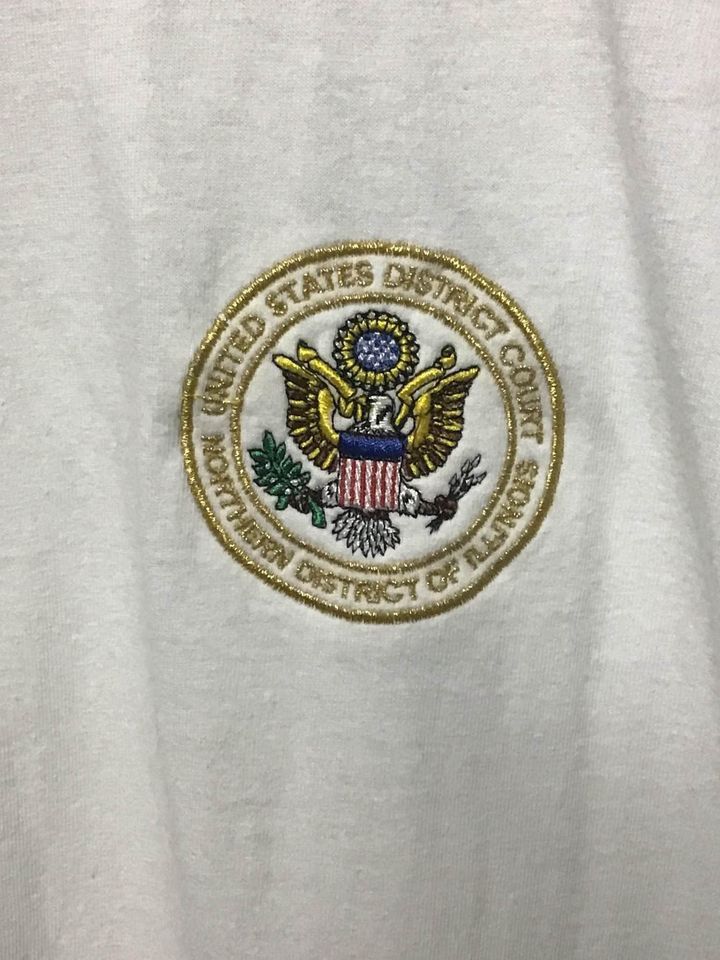 Vintage Vintage ringer united state district court Size US L / EU 52-54 / 3 - 3 Thumbnail