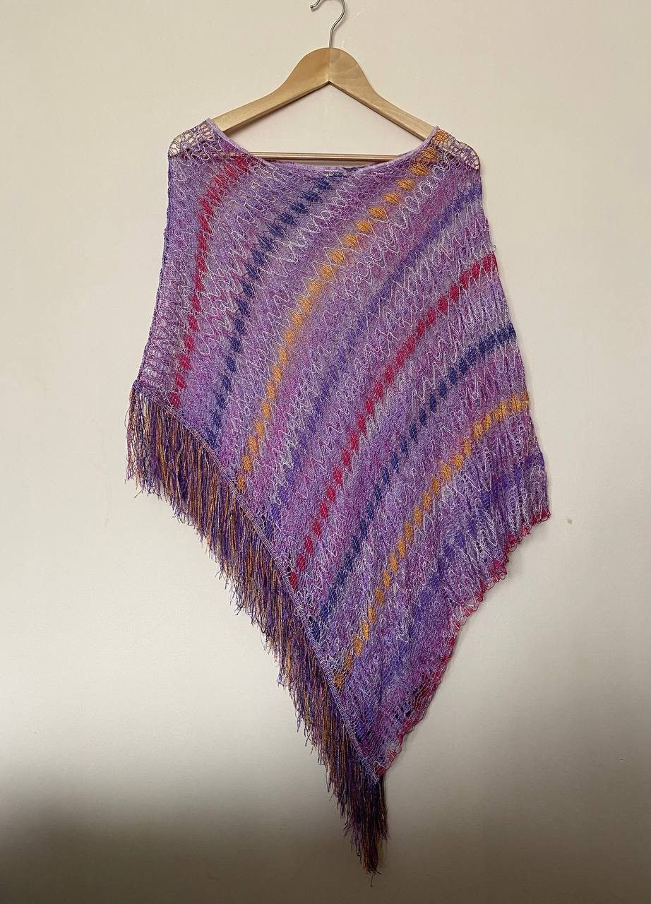 Missoni Vintage Missoni Multicolour Scarf Knitwear Poncho Size ONE SIZE - 1 Thumbnail