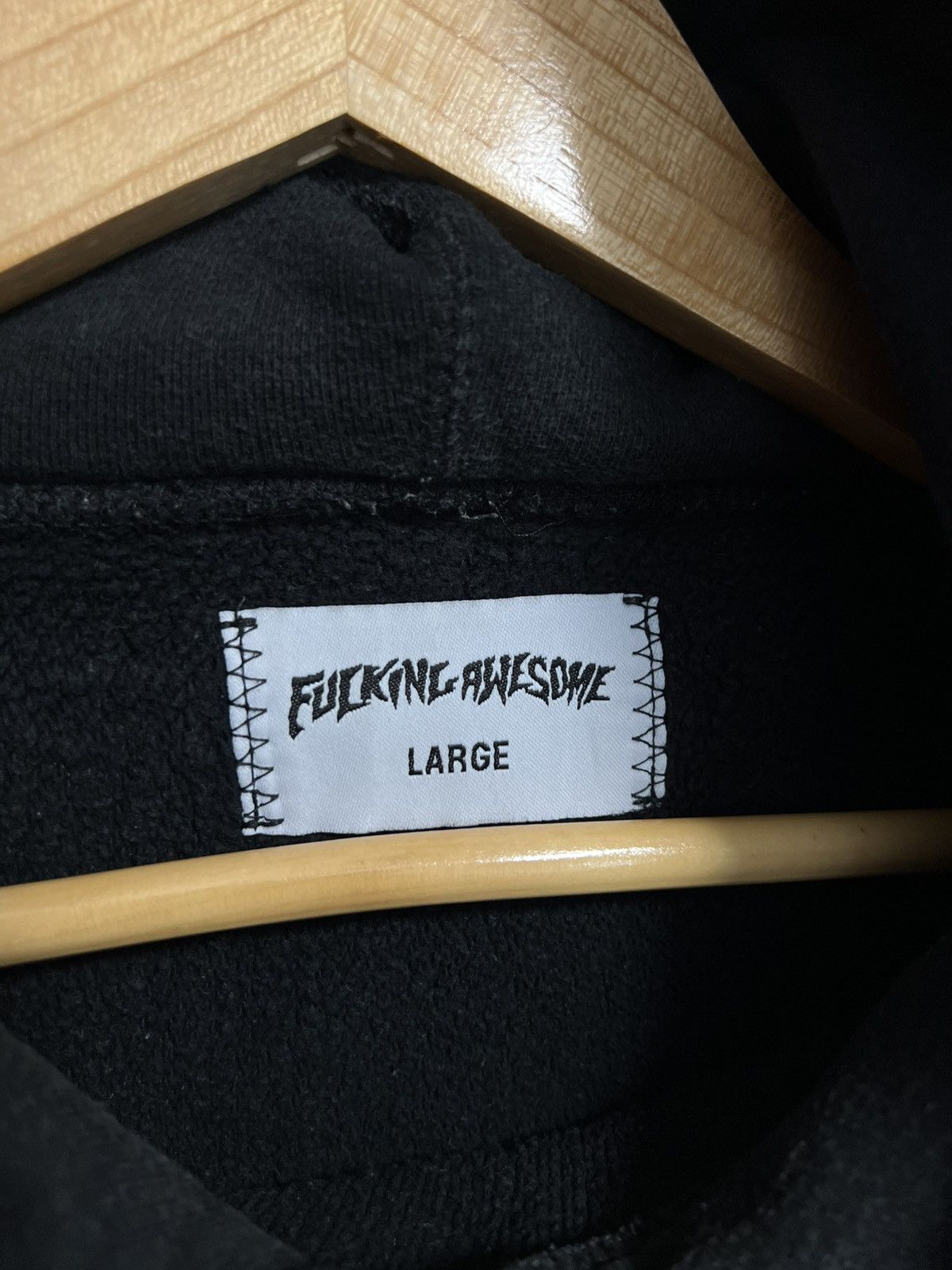 Fucking Awesome FuckingAwesome Hoodie FA Size L Black Pullover Skate Y2K Size US L / EU 52-54 / 3 - 5 Thumbnail