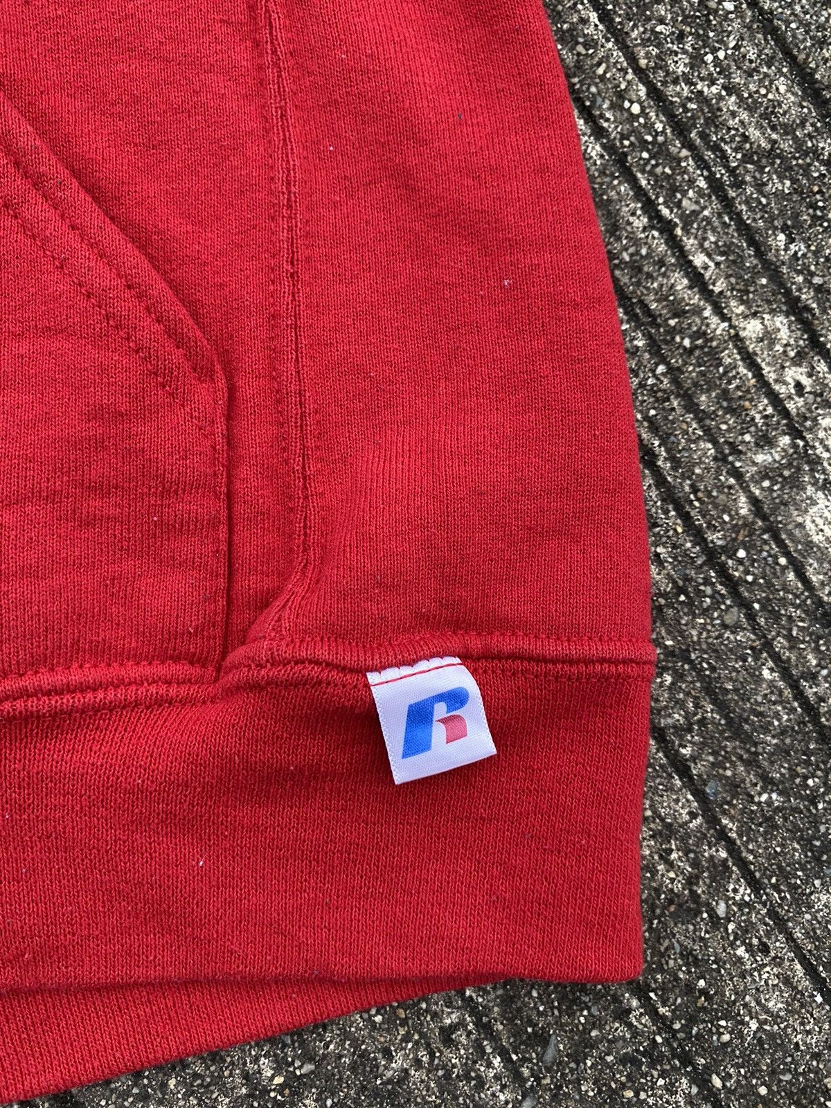 Russell Athletic × Vintage Vintage Red Russell Athletic Hoodie Size US XS / EU 42 / 0 - 4 Thumbnail