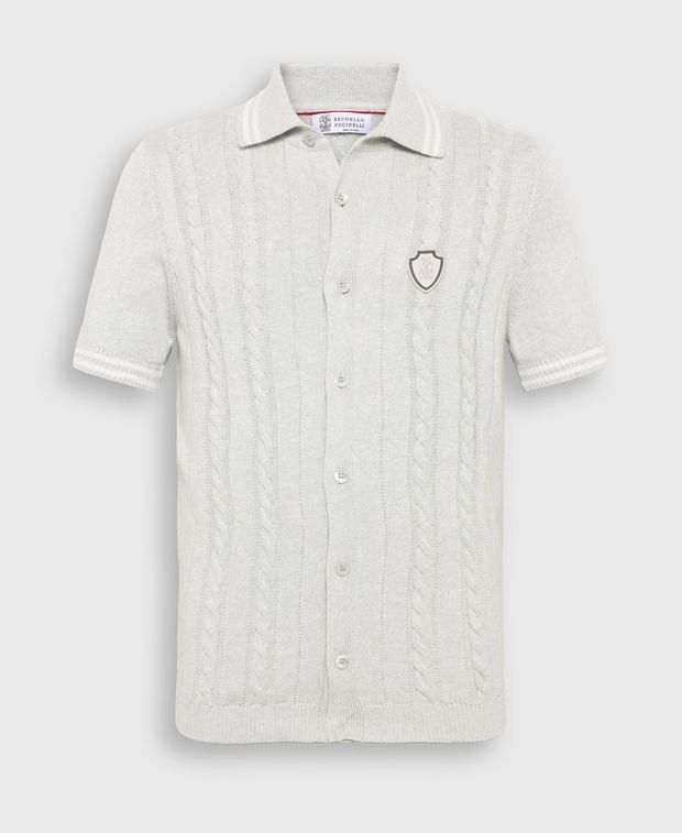 Brunello Cucinelli Short-sleeved cardigan Size US M / EU 48-50 / 2 - 1 Thumbnail