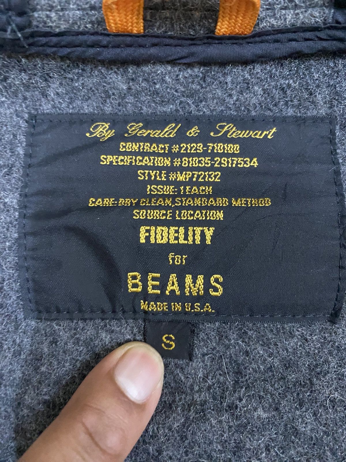 Beams Plus Fidelity Beams Plus Wool Coat Duffle Jacket Size US S / EU 44-46 / 1 - 8 Thumbnail