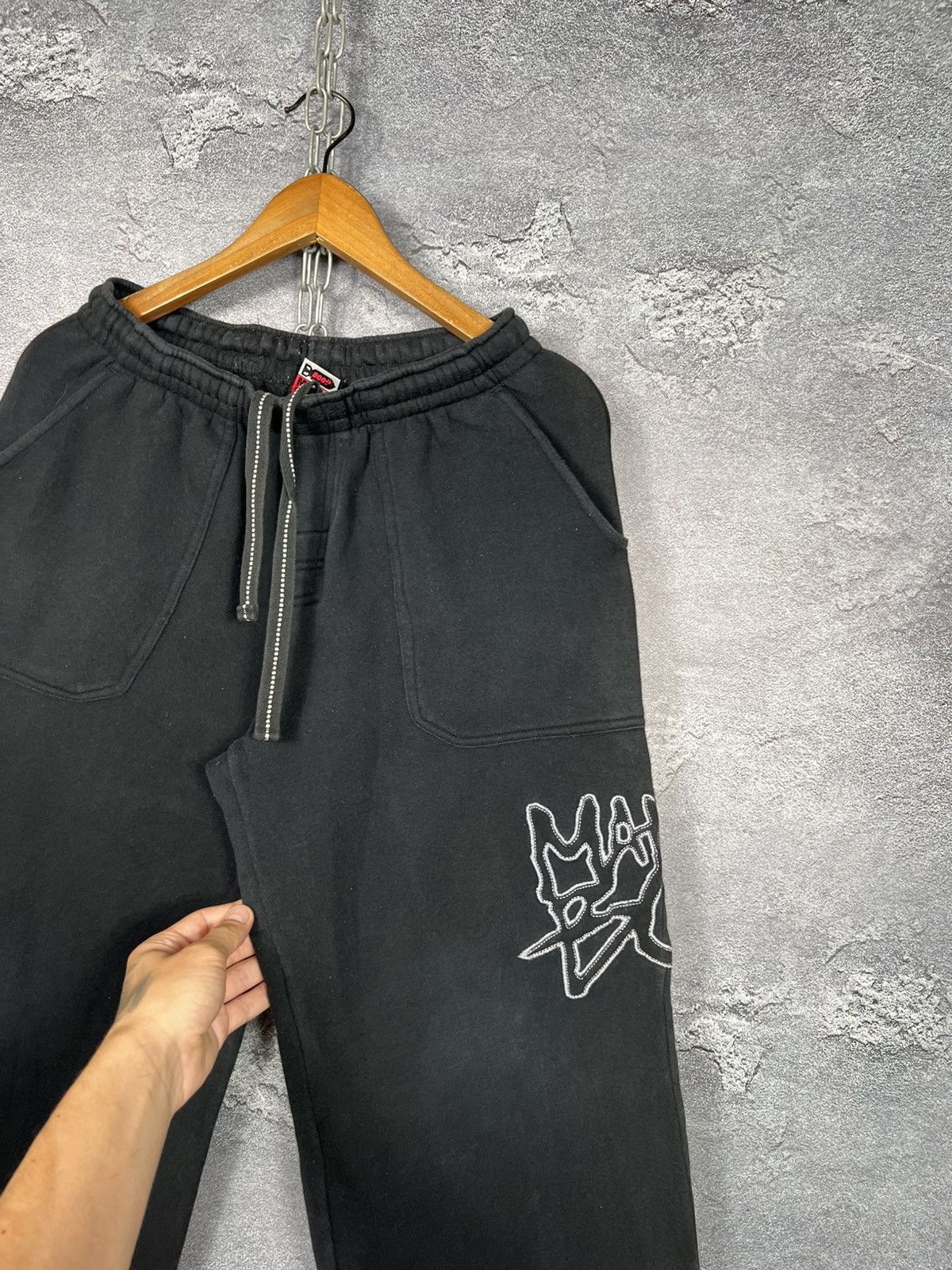 Mambo Vintage Mambo Baggy Flare Sweatpants With Logo Size 29" - 2 Thumbnail