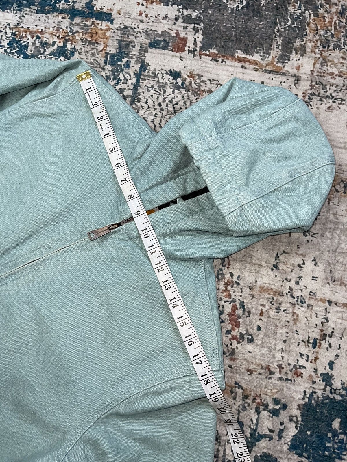 Carhartt Vintage Carhartt WIP Canvas Pine Green Hoodie Size US S / EU 44-46 / 1 - 17 Thumbnail
