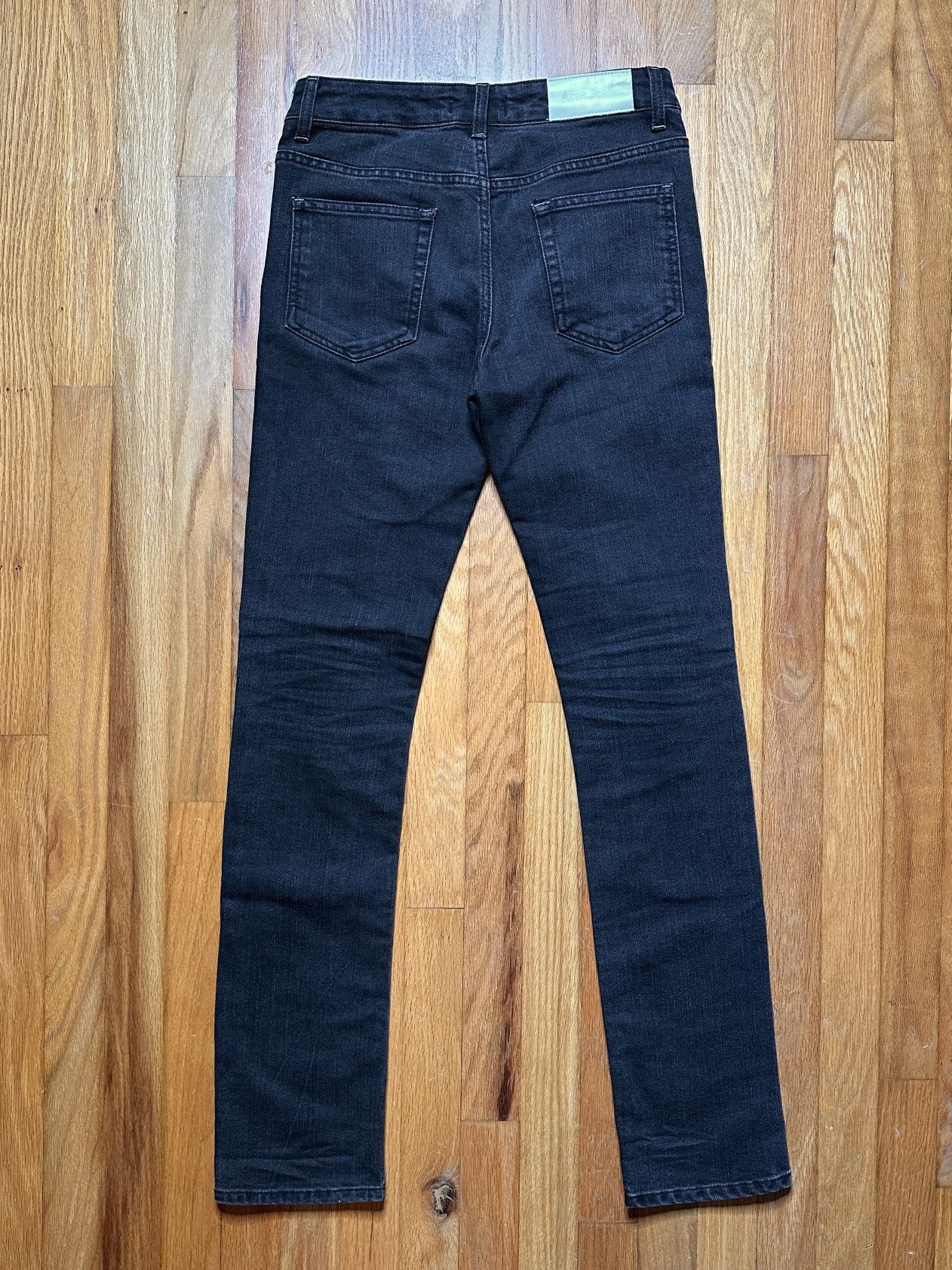 Acne Studios Acne Studios Hex Cut Denim Black Jeans Size US 28 / EU 44 - 2 Thumbnail
