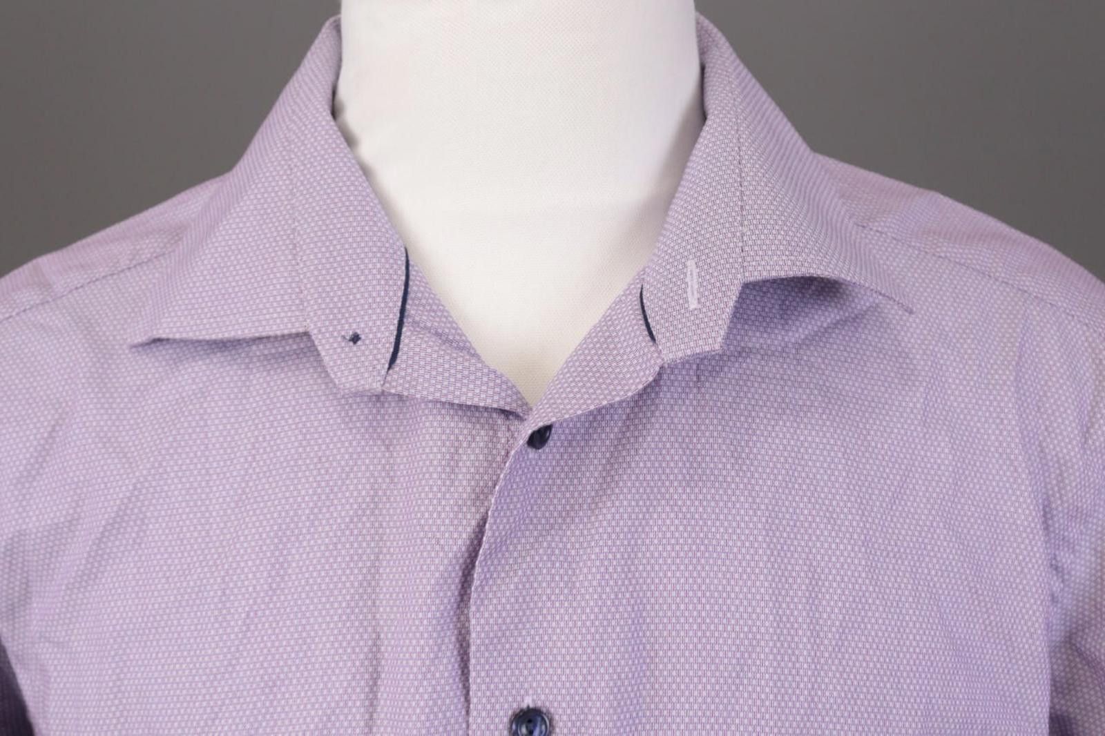 Eton Eton Contemporary Purple Oxford Shirt Size 45 / 17.75 / XXL Size US XXL / EU 58 / 5 - 3 Thumbnail