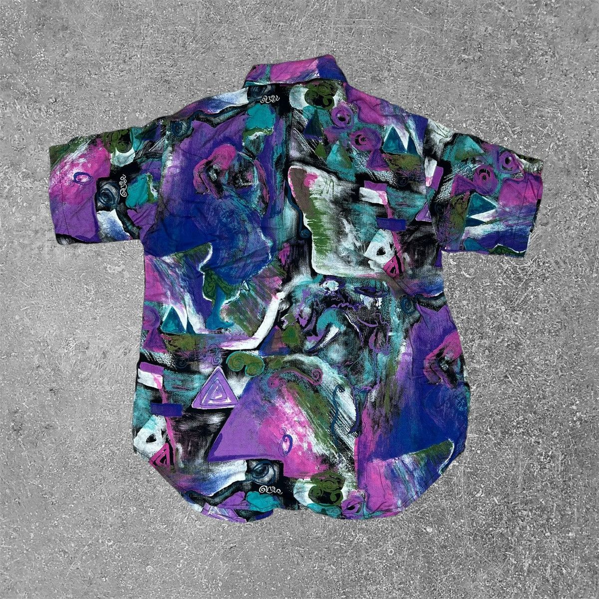 Vintage American Vintage 100% Rayon Button Up Shirt Womens Size 8 Size M / US 6-8 / IT 42-44 - 5 Thumbnail