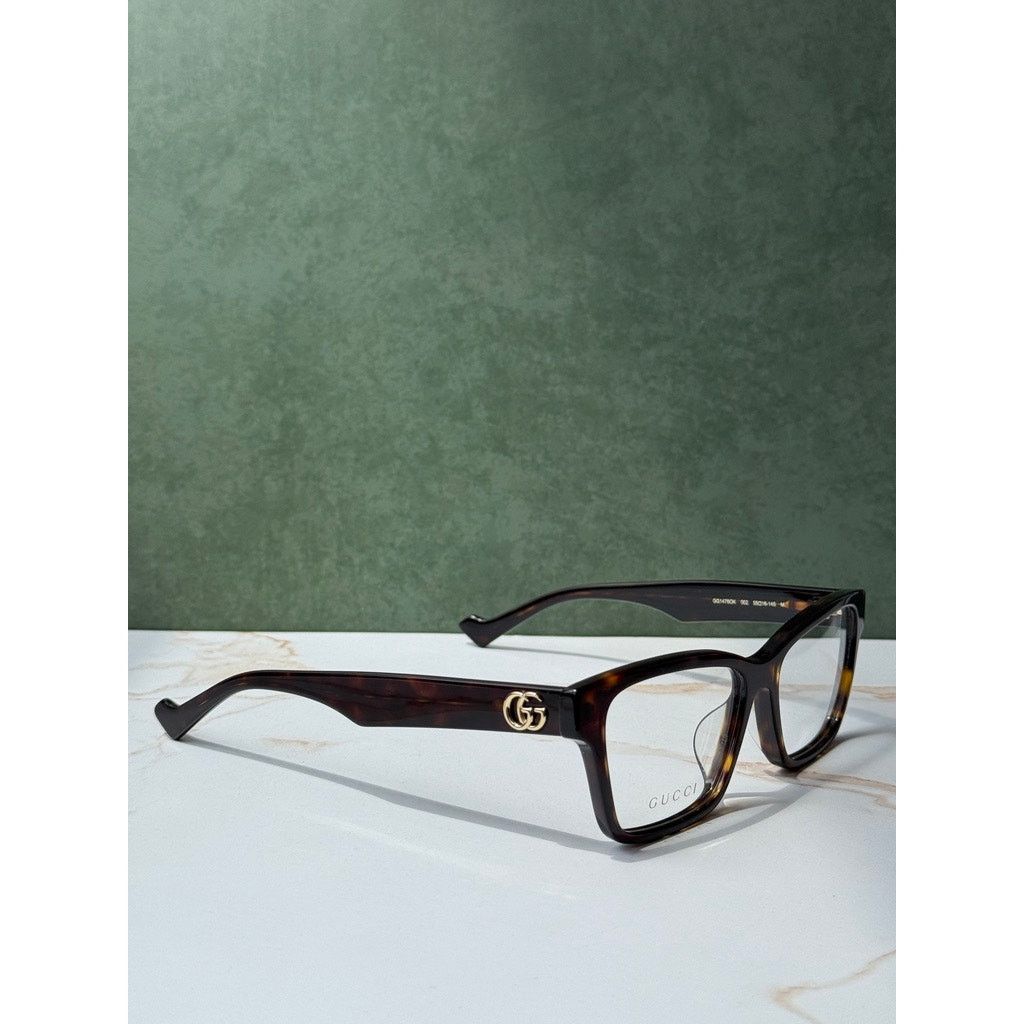 Gucci NEW Gucci GG1476OK Havana Brown Cat Eye Eyeglasses Frames Size ONE SIZE - 7 Thumbnail
