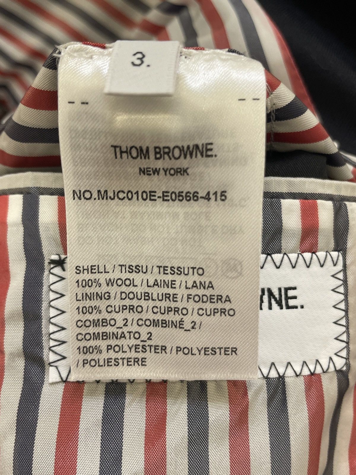 Thom Browne Thom Browne plain stitch blazer Size 50R - 14 Thumbnail