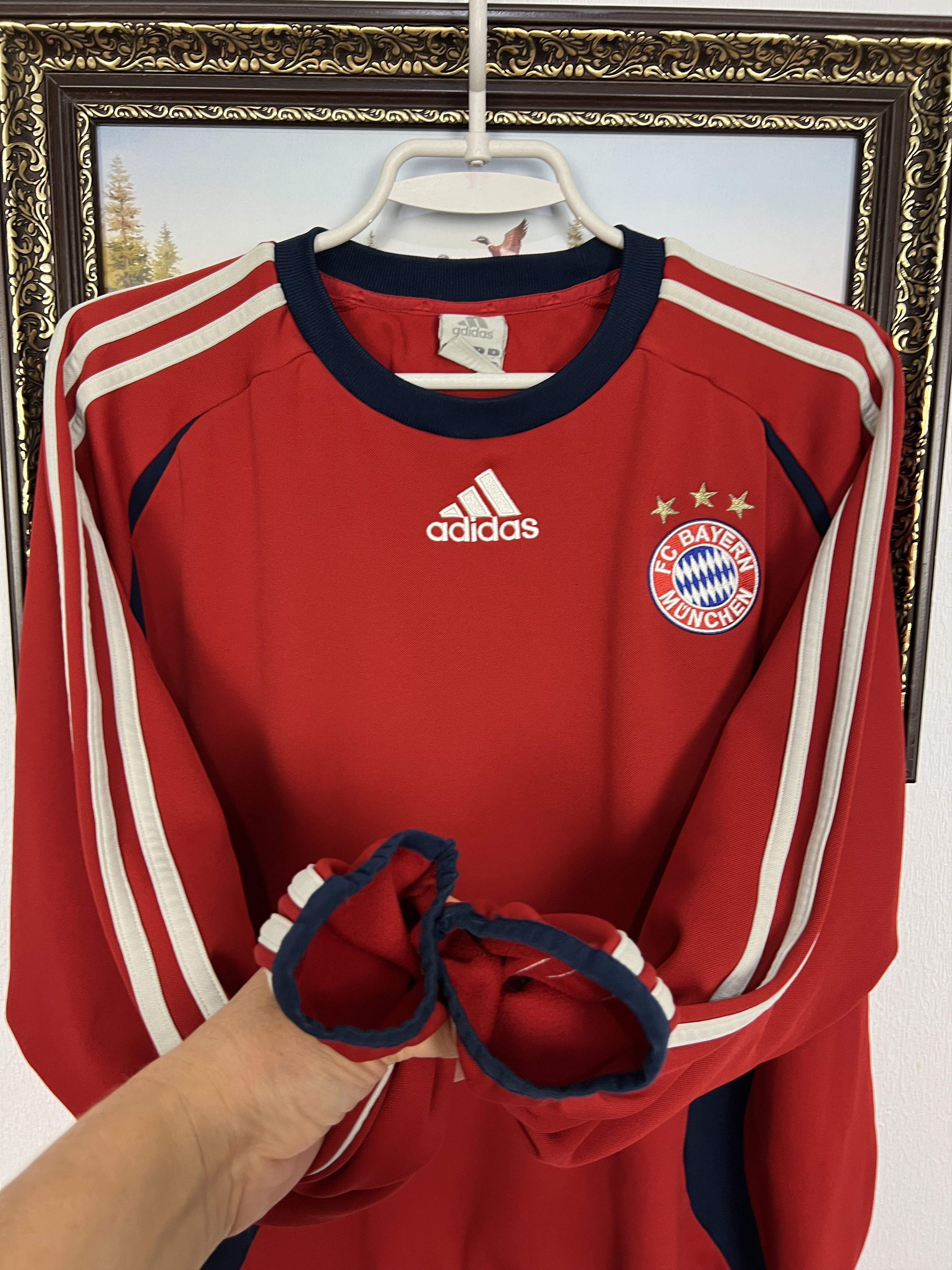 Adidas Vintage Bayern Munich Football Jacket Soccer Track Top Size US L / EU 52-54 / 3 - 5 Thumbnail