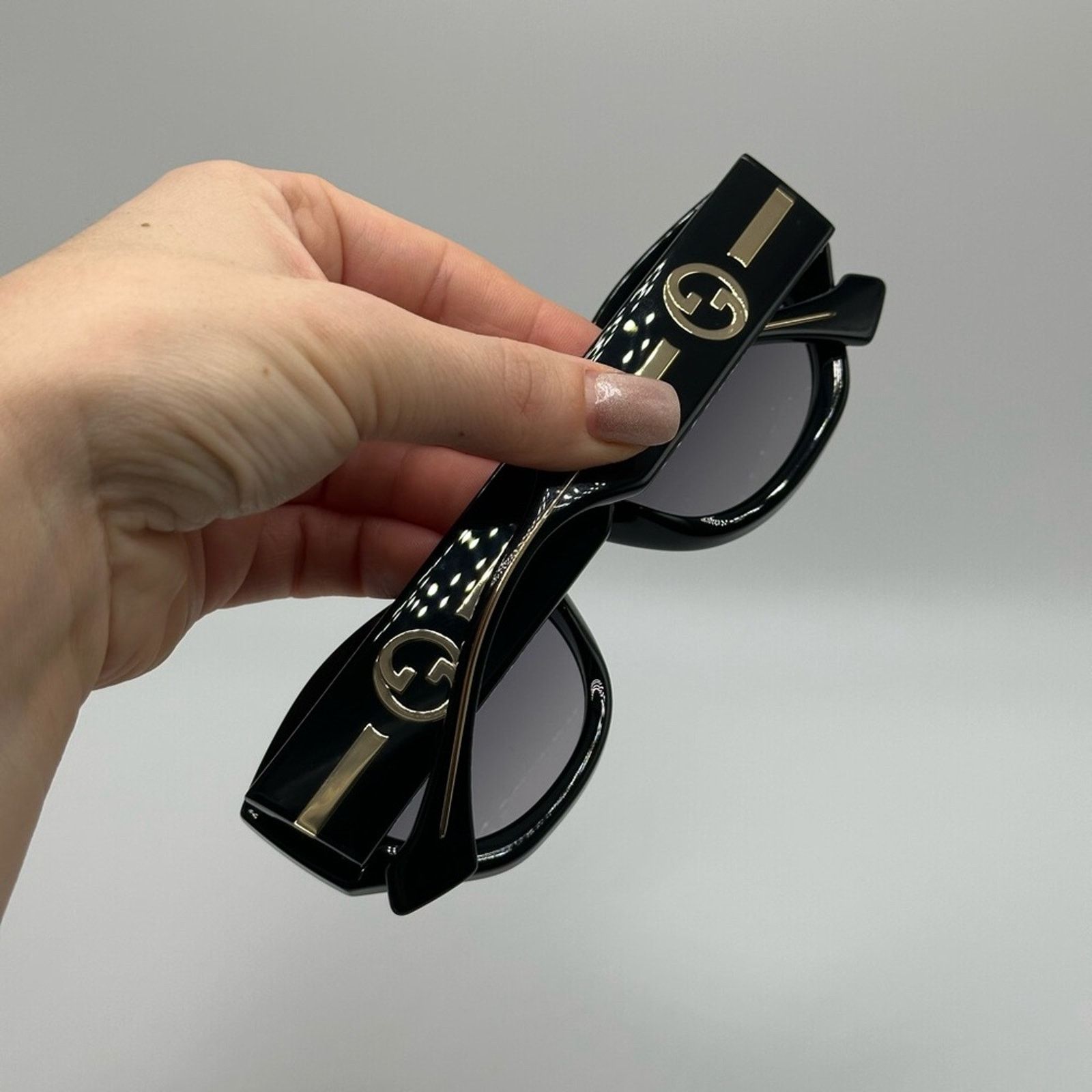 Gucci NEW Gucci Sunglasses GG1553S 001 Black Grey Gradient Women Size ONE SIZE - 11 Thumbnail