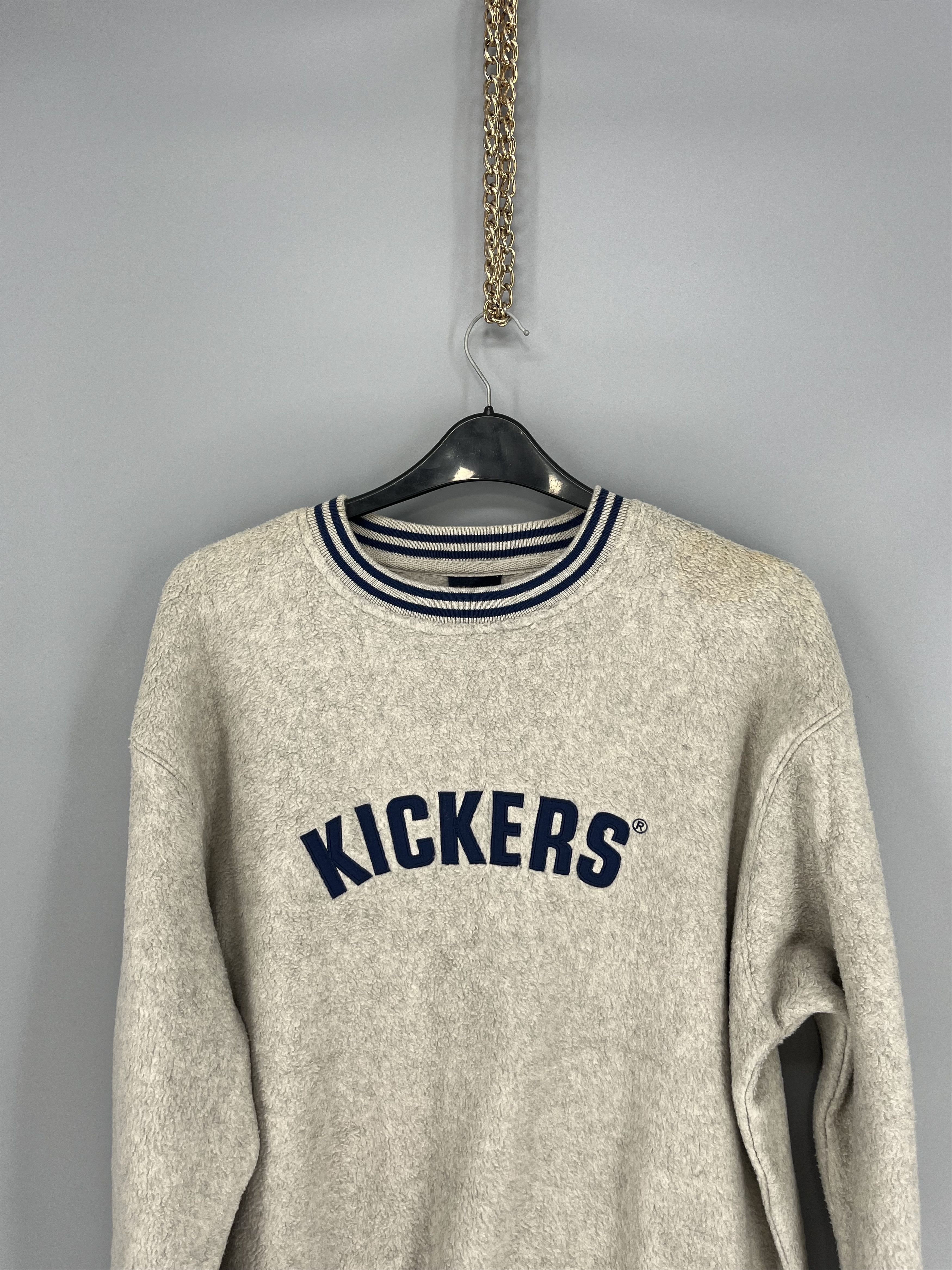 Kickers Vintage KICKERS LOGO FLEECE SWEATSHIRT SHERPA OLD 90s y2k Size US M / EU 48-50 / 2 - 8 Thumbnail