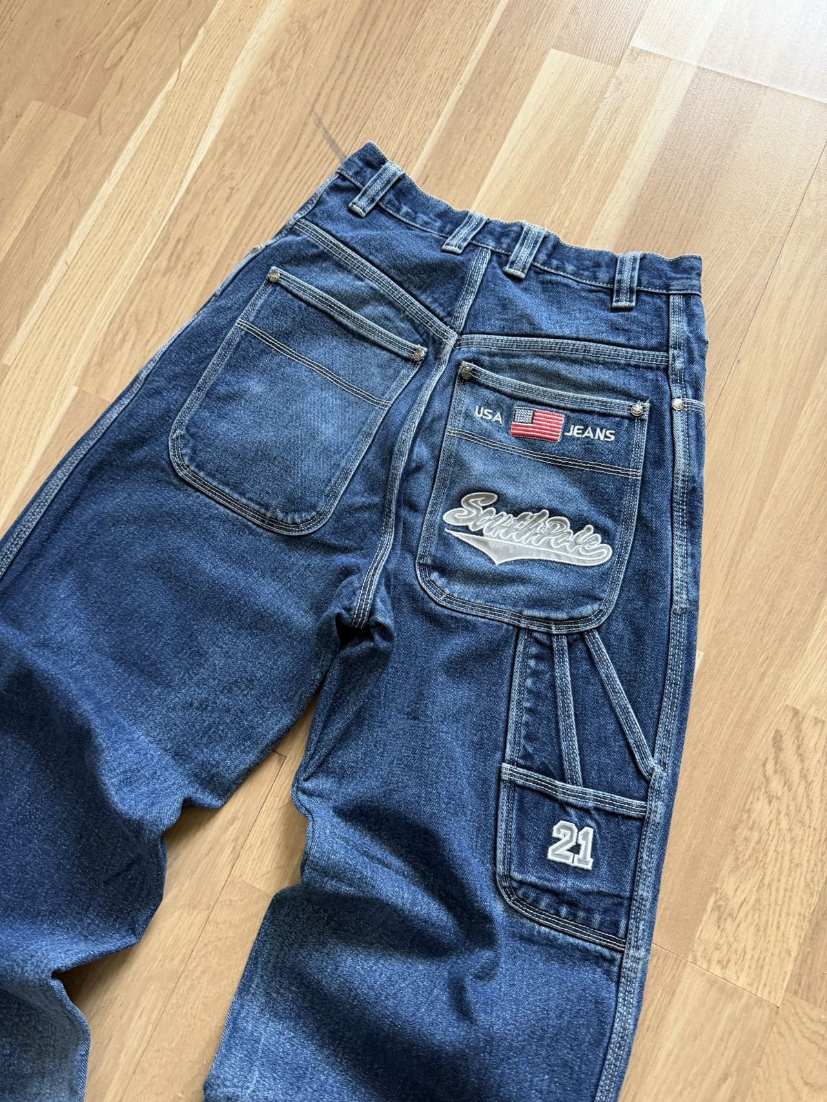 Southpole SoutPole new york vintage rap jeans hip hop skateboarding 90 Size US 29 - 3 Thumbnail