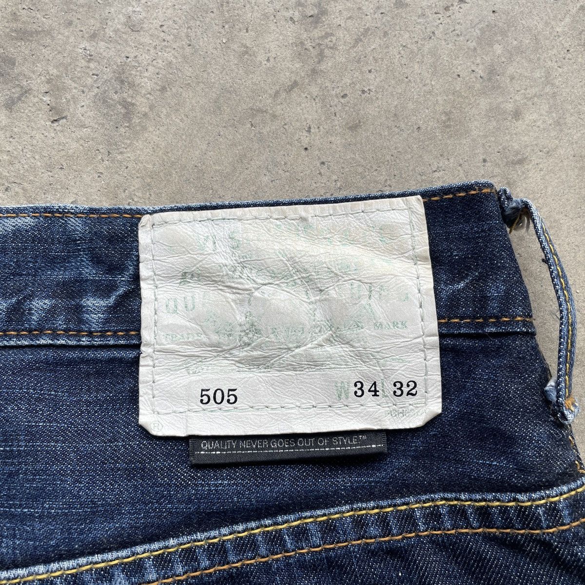 Levi's W34💥 Vintage Levi’s 505 6 Pocket Faded Jeans Denim Pants Size US 34 / EU 50 - 10 Thumbnail