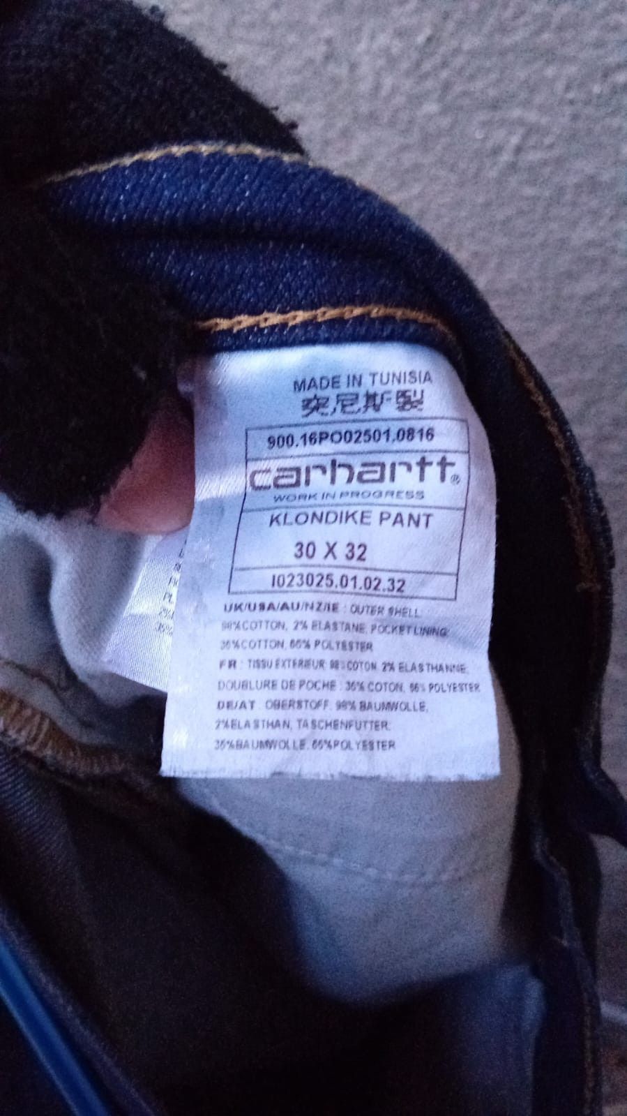 Carhartt Wip Carhartt WIP Klondike Pant Denim Jeans sz 30x32 Size US 30 / EU 46 - 4 Thumbnail