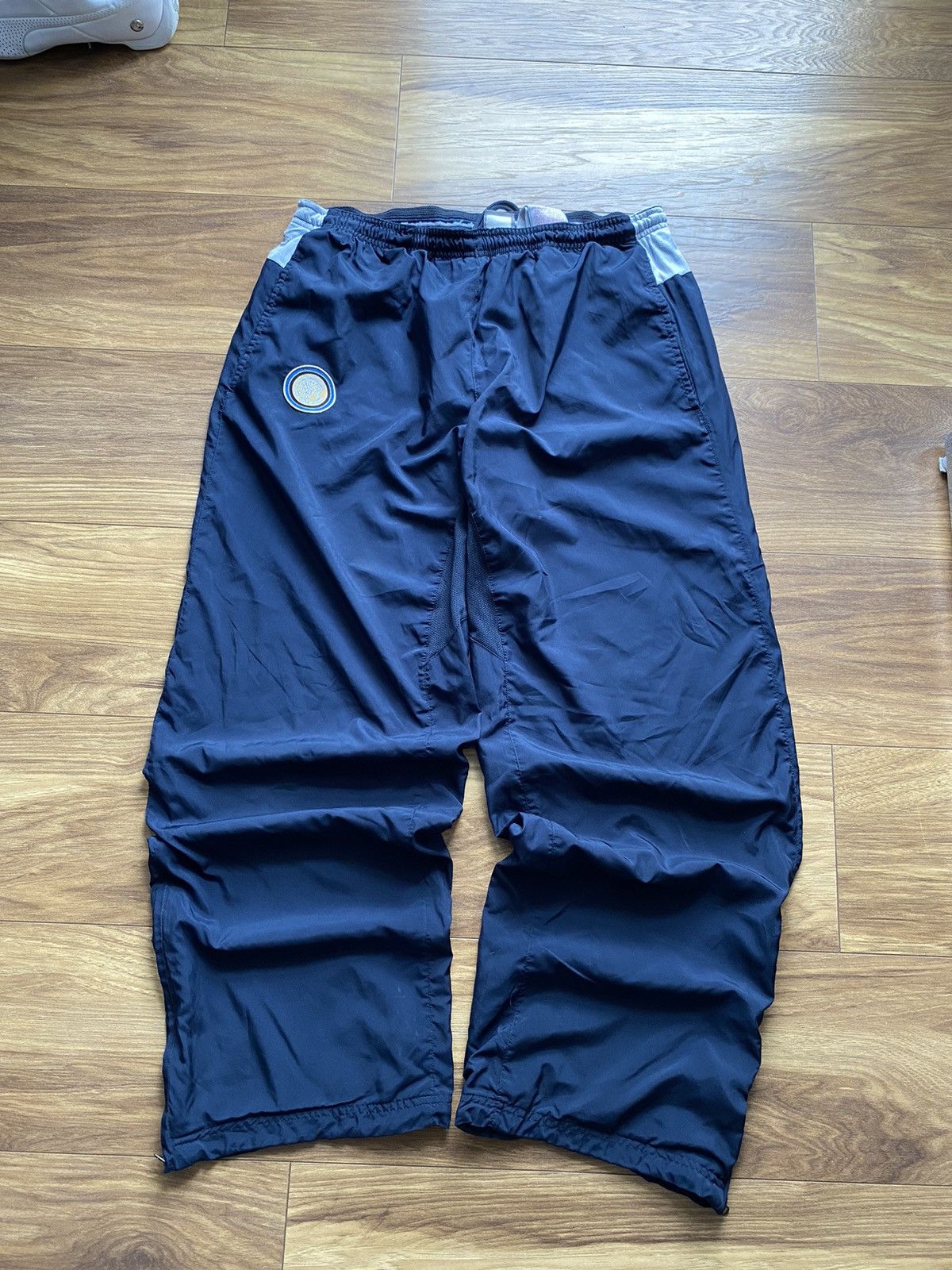 Nike × Vintage Nike Inter Nylon Vintage Baggy Pants,Drill,Y2K,BlockCore Size US 32 / EU 48 - 1 Thumbnail