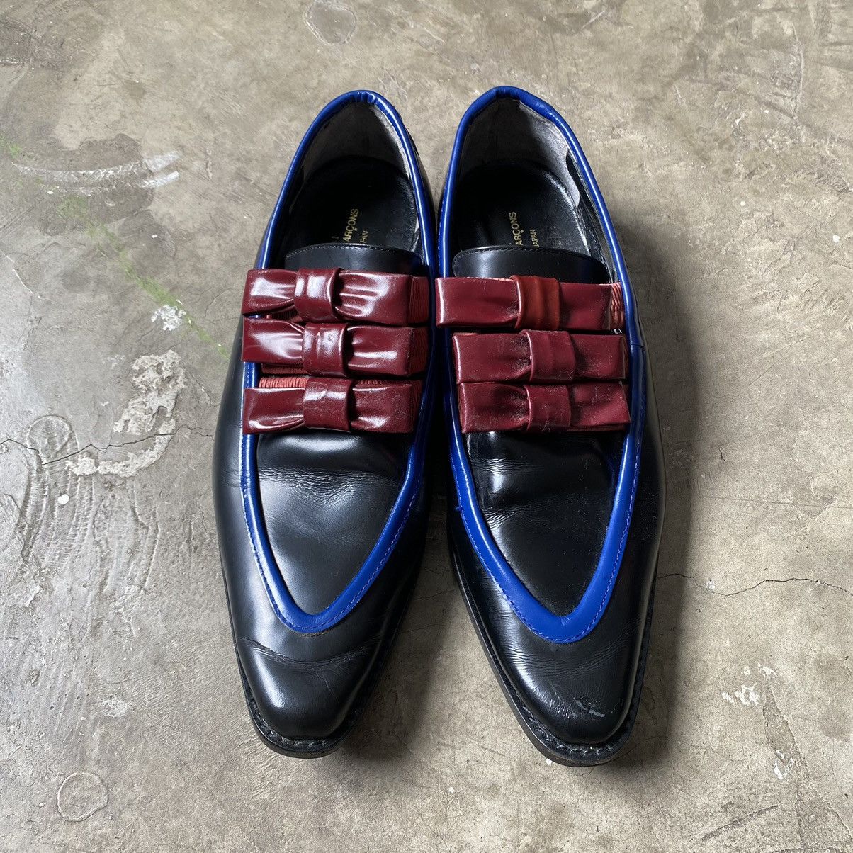 フラットシューズ × ヴィンテージ(中古) tricot COMME des GARCONS 2000223S0018 tricot COMME des GARCONS Back Patent Leather Shoes Black US