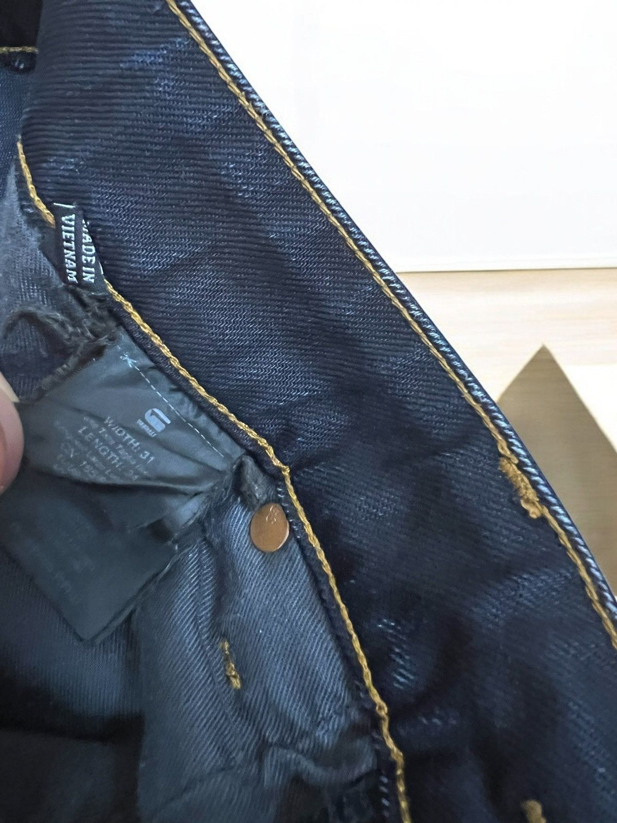 G-Star G Star Raw 3301 Low Tapered jeans size W34 L34 Size US 34 / EU 50 - 7 Thumbnail