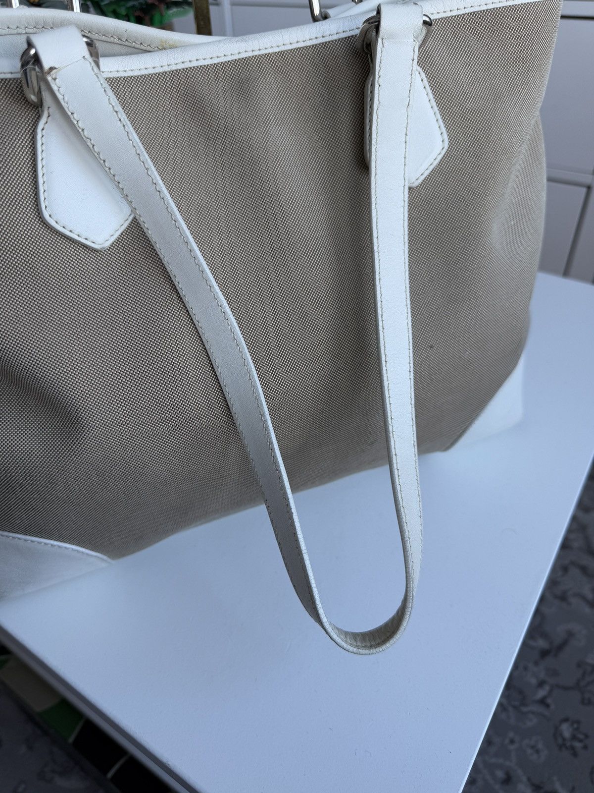 Designer × Prada Prada Jacquard logo canvas tote / shoulder bag designer y2k Size ONE SIZE - 11 Thumbnail