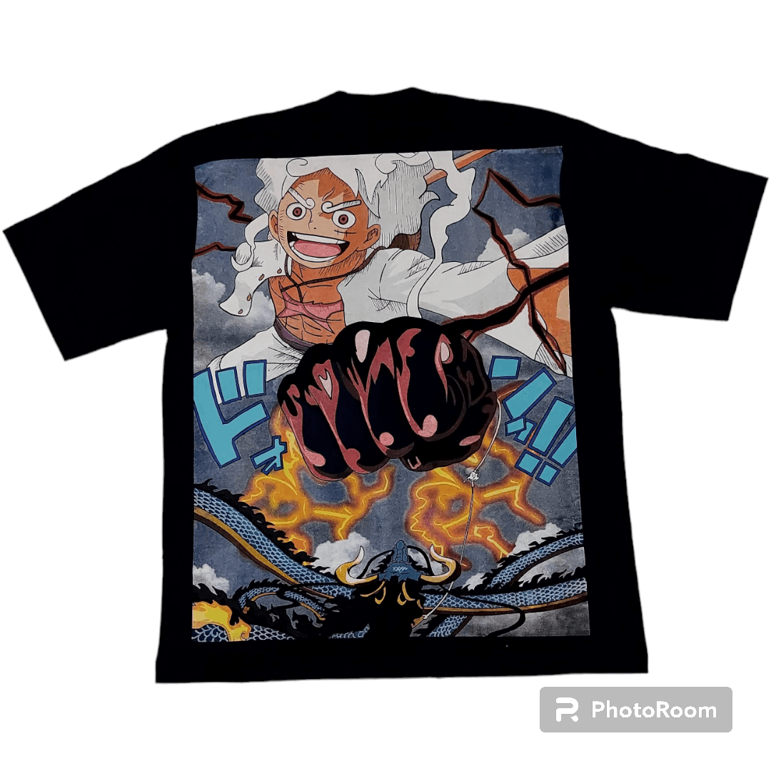 Anime × Japanese Brand 💥One Piece Luffy vs Kaido T Shirt Size US XL / EU 56 / 4 - 4 Thumbnail