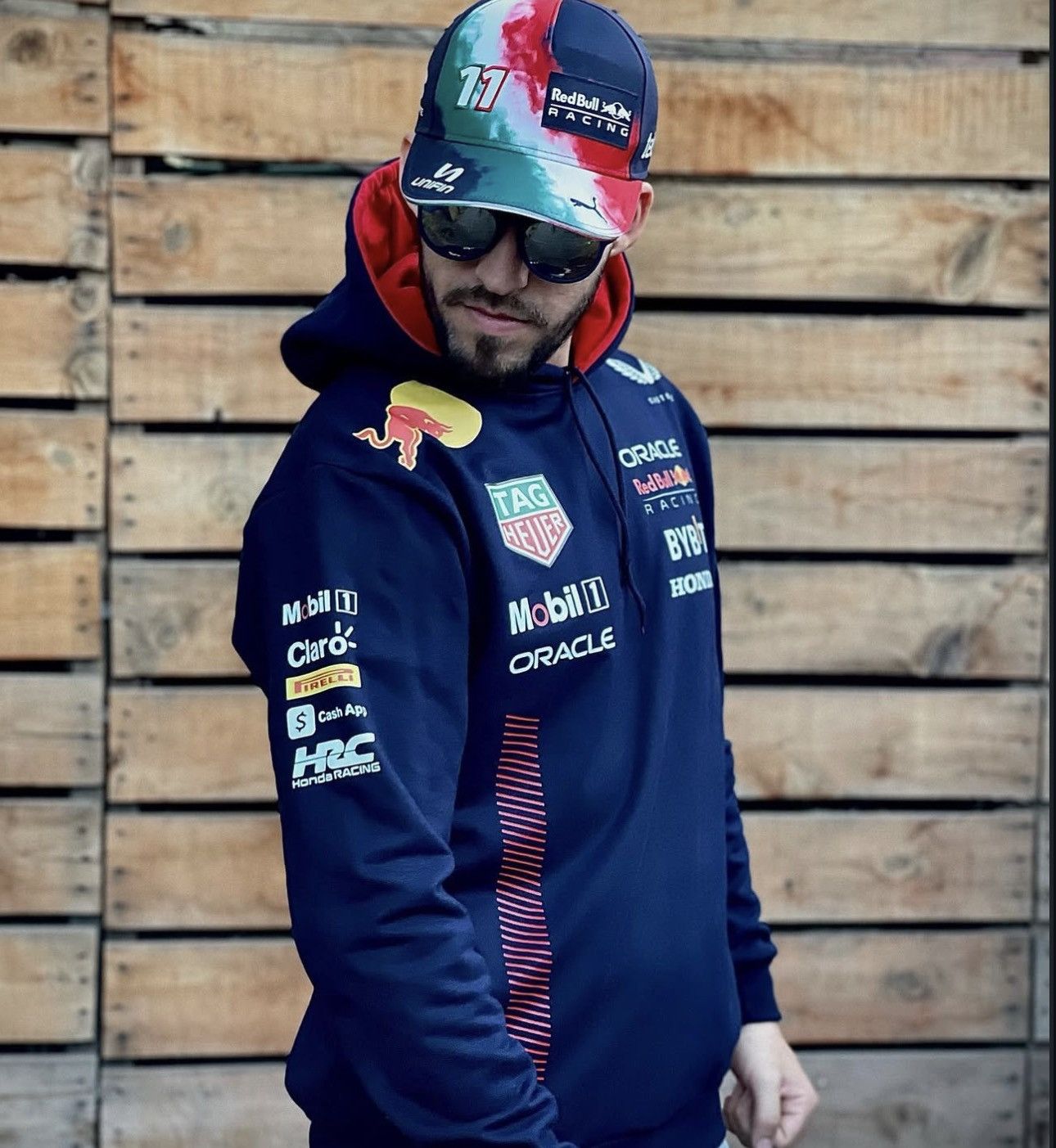 Red Bull Red Bull Racing F1 Team 2023 Blue Pepe Jeans Hoodie Pullover Size US L / EU 52-54 / 3 - 3 Thumbnail