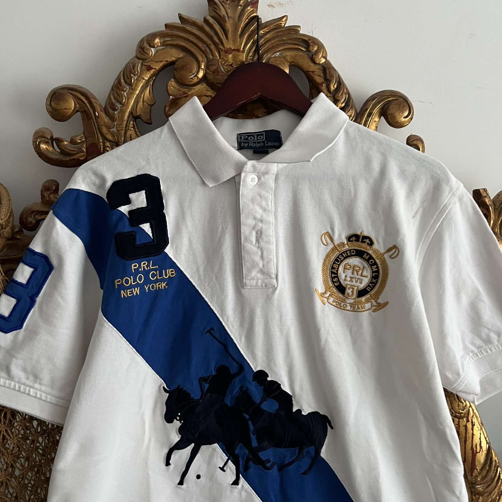 Other Polo Ralph Lauren Vintage Rare Big Logo Polo T-Shirt Sz XL Size US XL / EU 56 / 4 - 4 Thumbnail