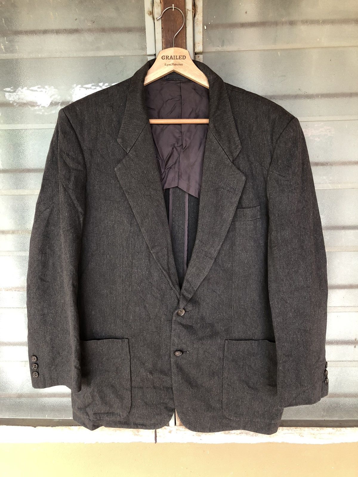 Comme des Garcons Vintage HS-02006M Comme Des Garçons Homme Men’s Coat Jacket Size US M / EU 48-50 / 2 - 1 Thumbnail