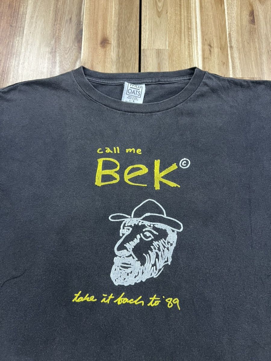 Band Tees × Vintage Vintage 80’s Call Me Bek Band Tees Tshirt Size US L / EU 52-54 / 3 - 2 Thumbnail