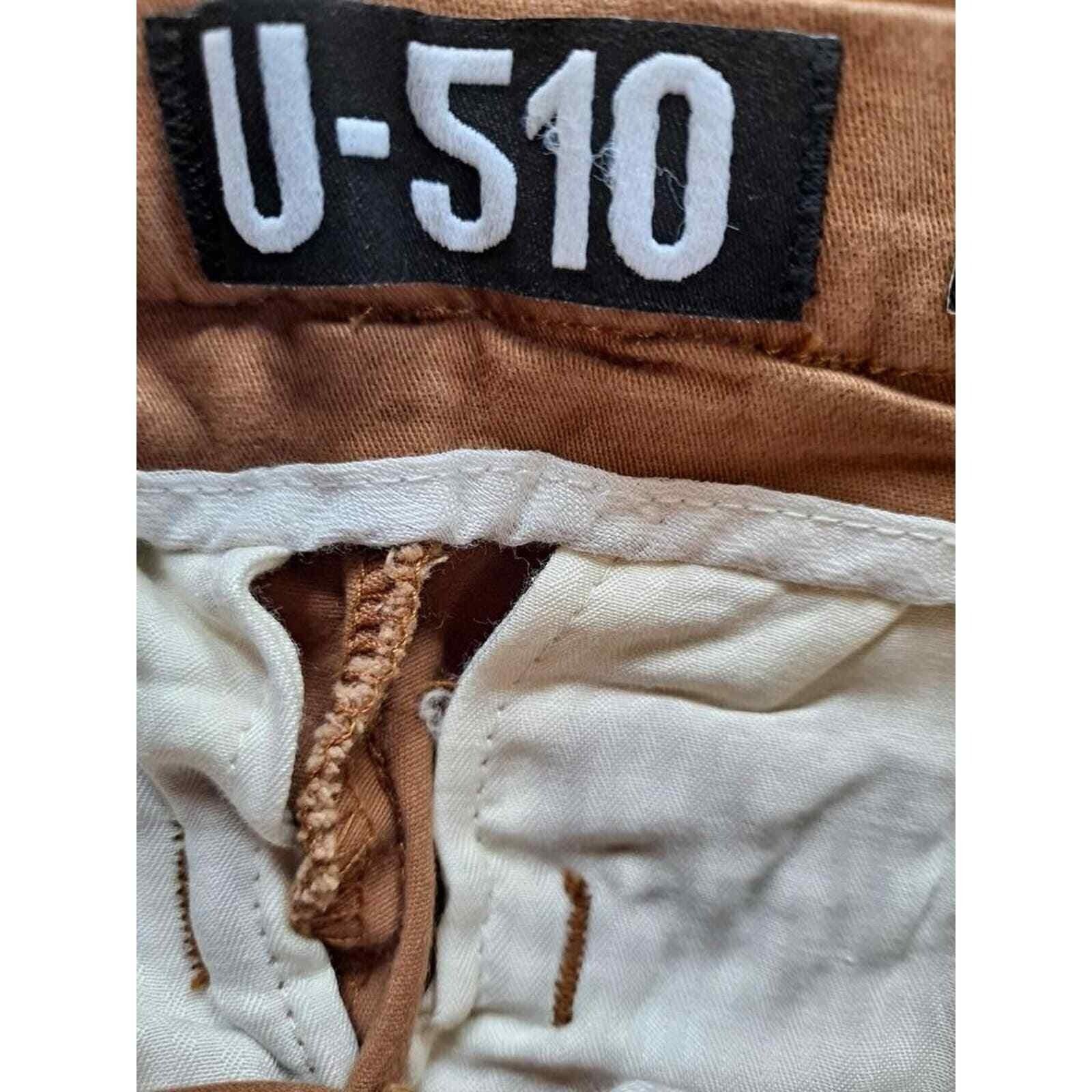 Other New Under 5'10' (U-510) Camel Chino Simon 2.0 Size Size US 30 / EU 46 - 3 Thumbnail
