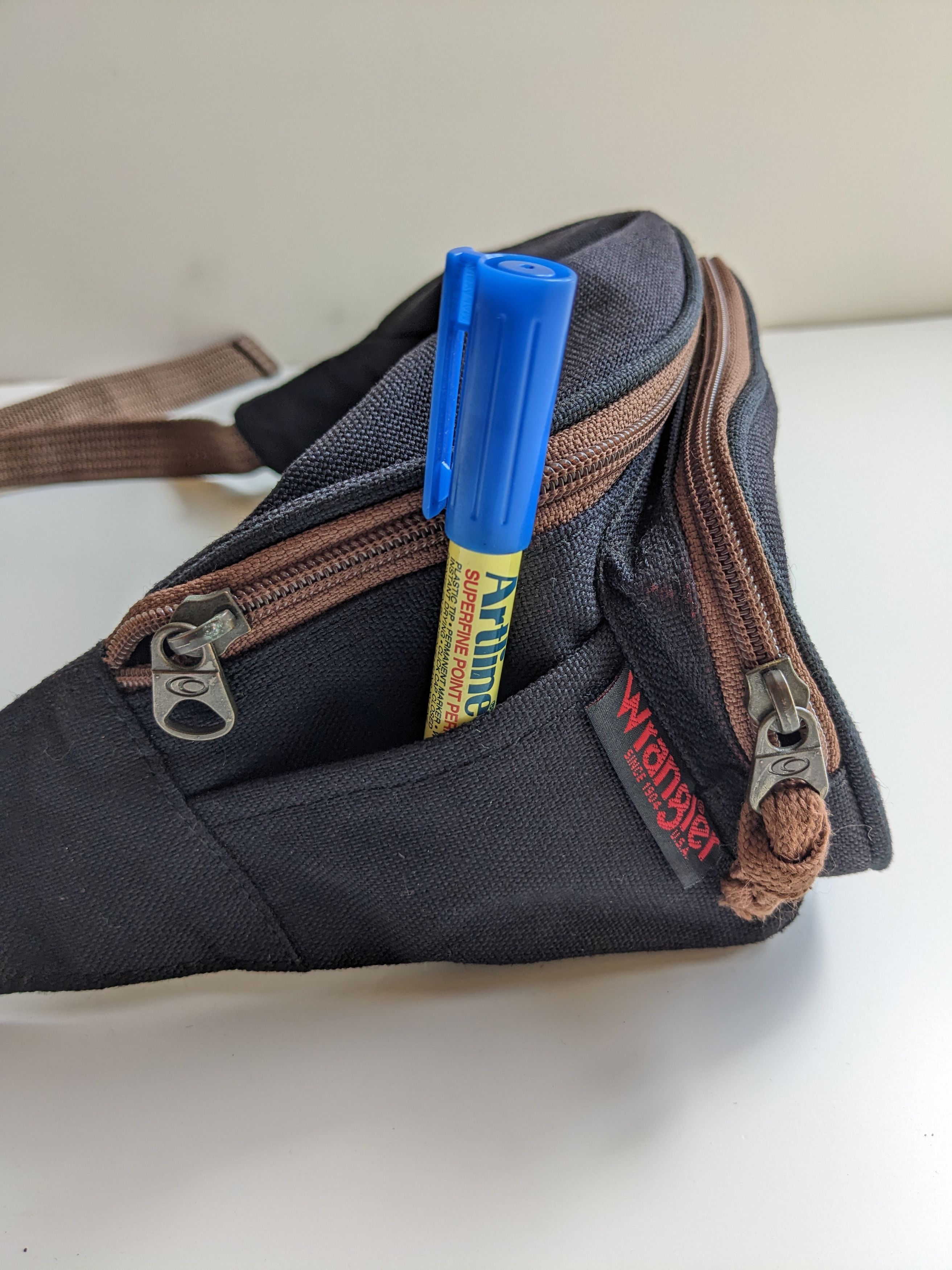 Wrangler Wrangler waistbag denim tanker Size ONE SIZE - 7 Thumbnail