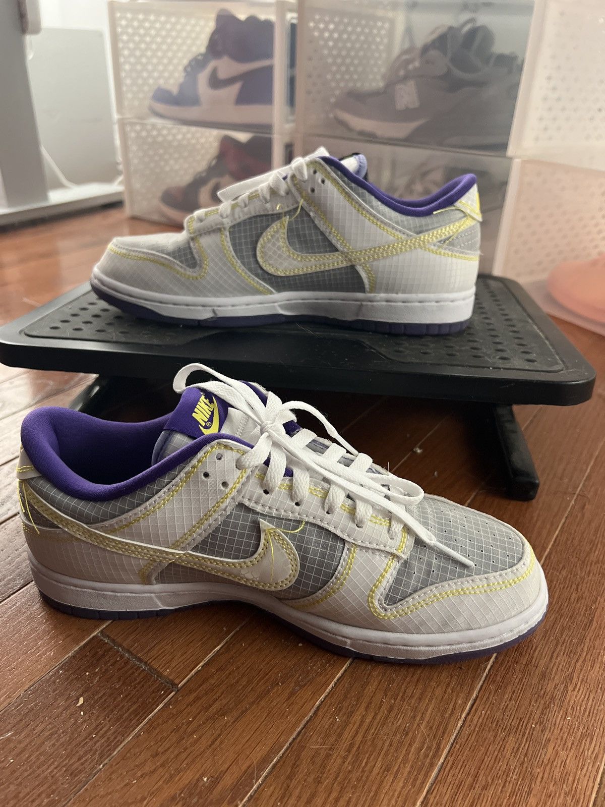 Jordan Brand Union LA Dunk Low Passport Pack - Court Purple Size US 7 / EU 40 - 2 Thumbnail