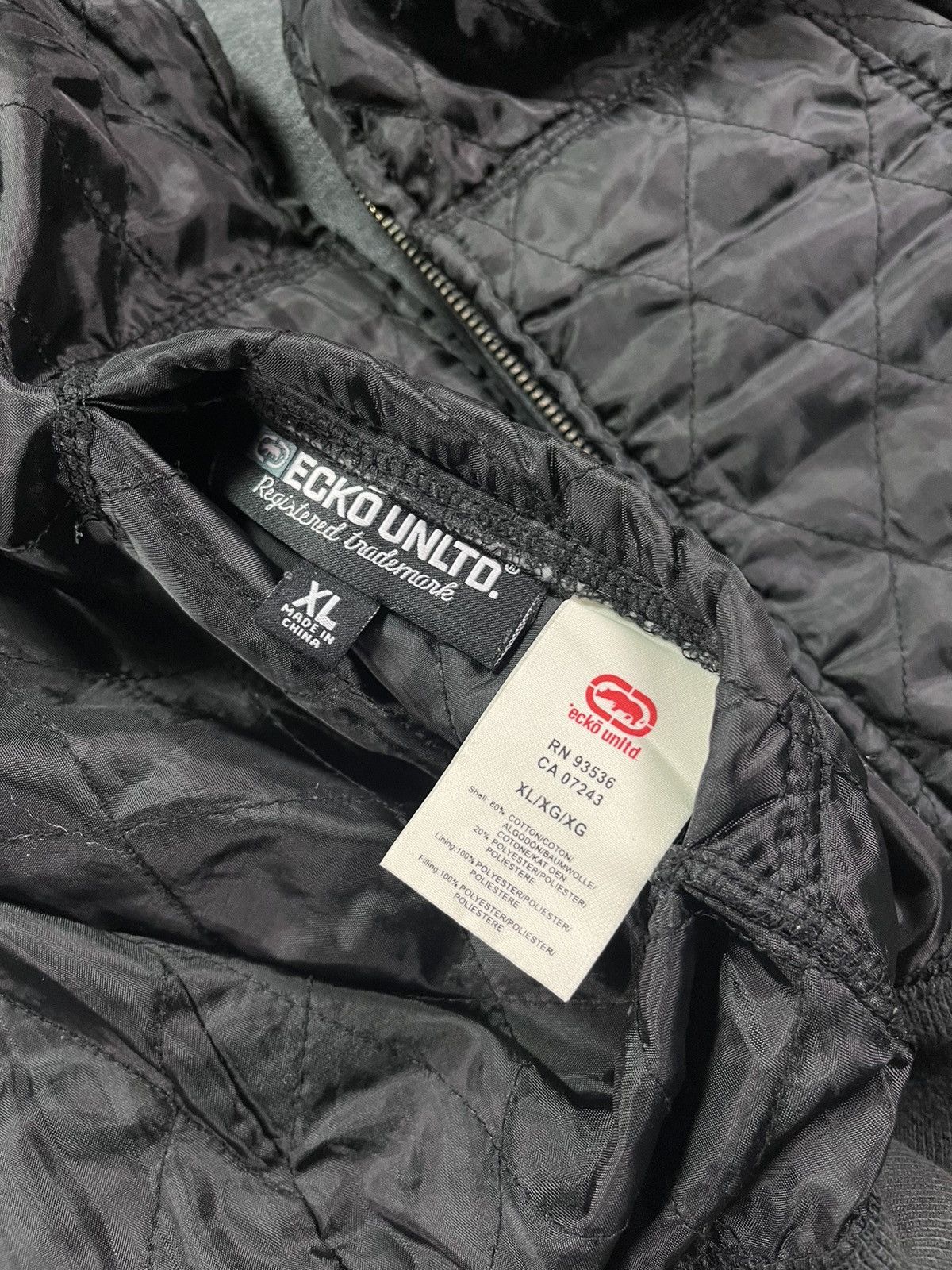 Ecko Unltd. Ecko Unltd Spellout Big Logo Reversible Zip Hoodie Jacket XL Size US XL / EU 56 / 4 - 25 Thumbnail