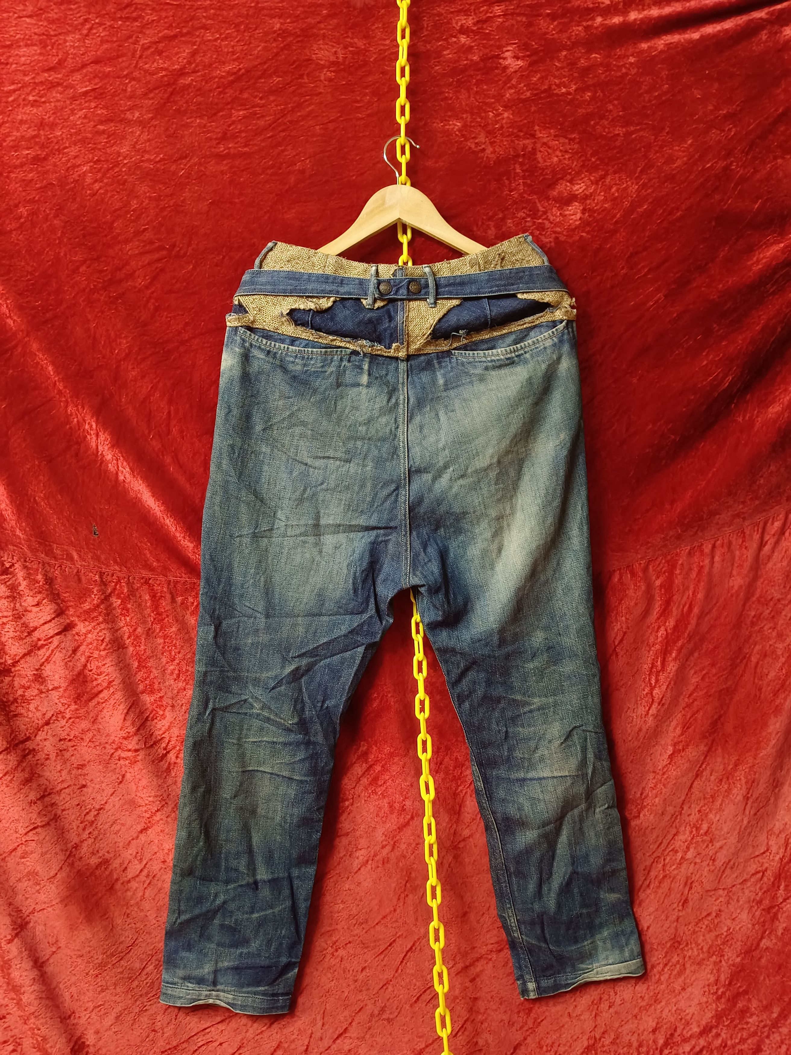 Kapital Kountry Clown Denim Pants Size US 31 - 8 Thumbnail