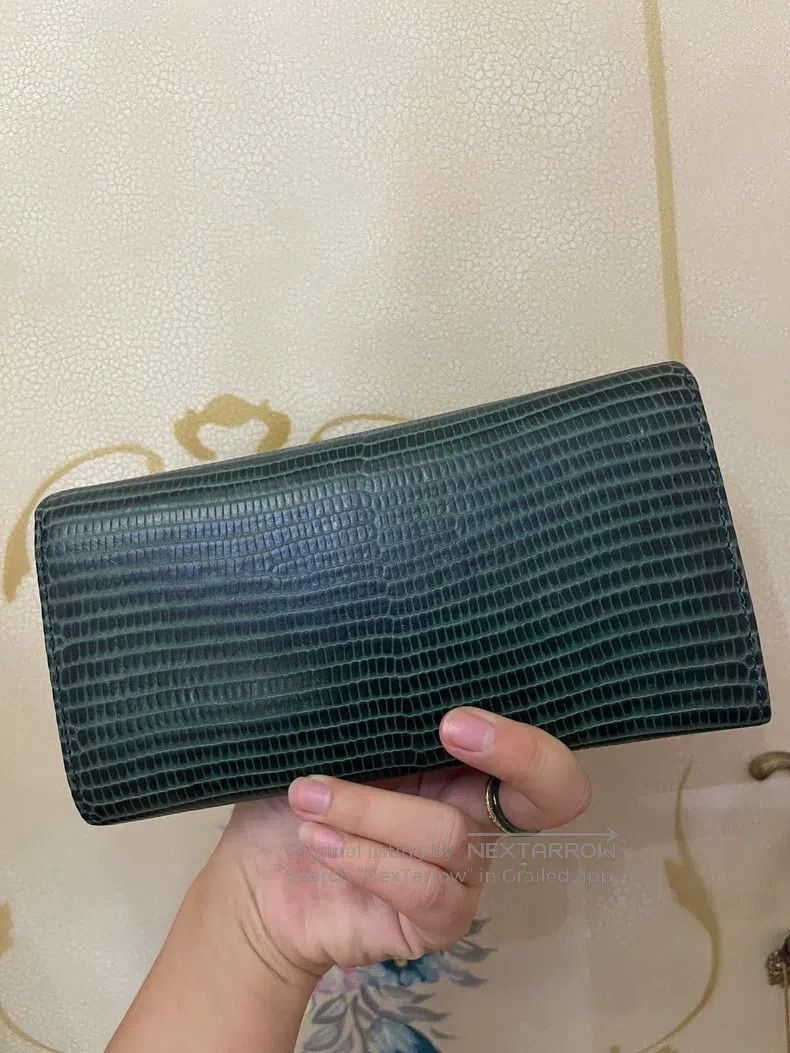 Vivienne Westwood Vivienne Westwood Dark green lizard pattern long wallet Size ONE SIZE - 3 Thumbnail