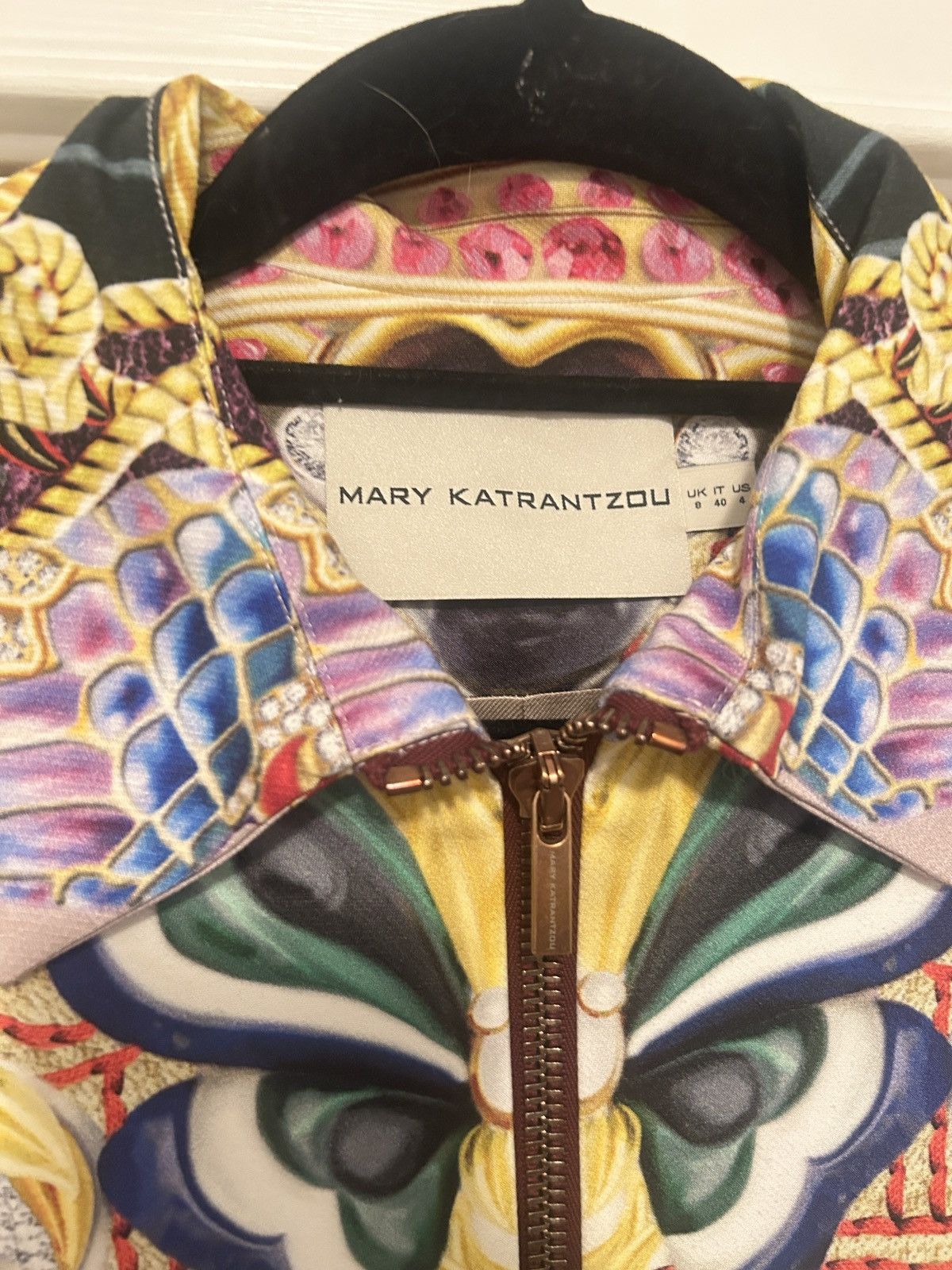 Mary Katrantzou Mary Katrantzou Fall 2011 Printed Jacket — US 4 / UK 8 Size S / US 4 / IT 40 - 6 Thumbnail