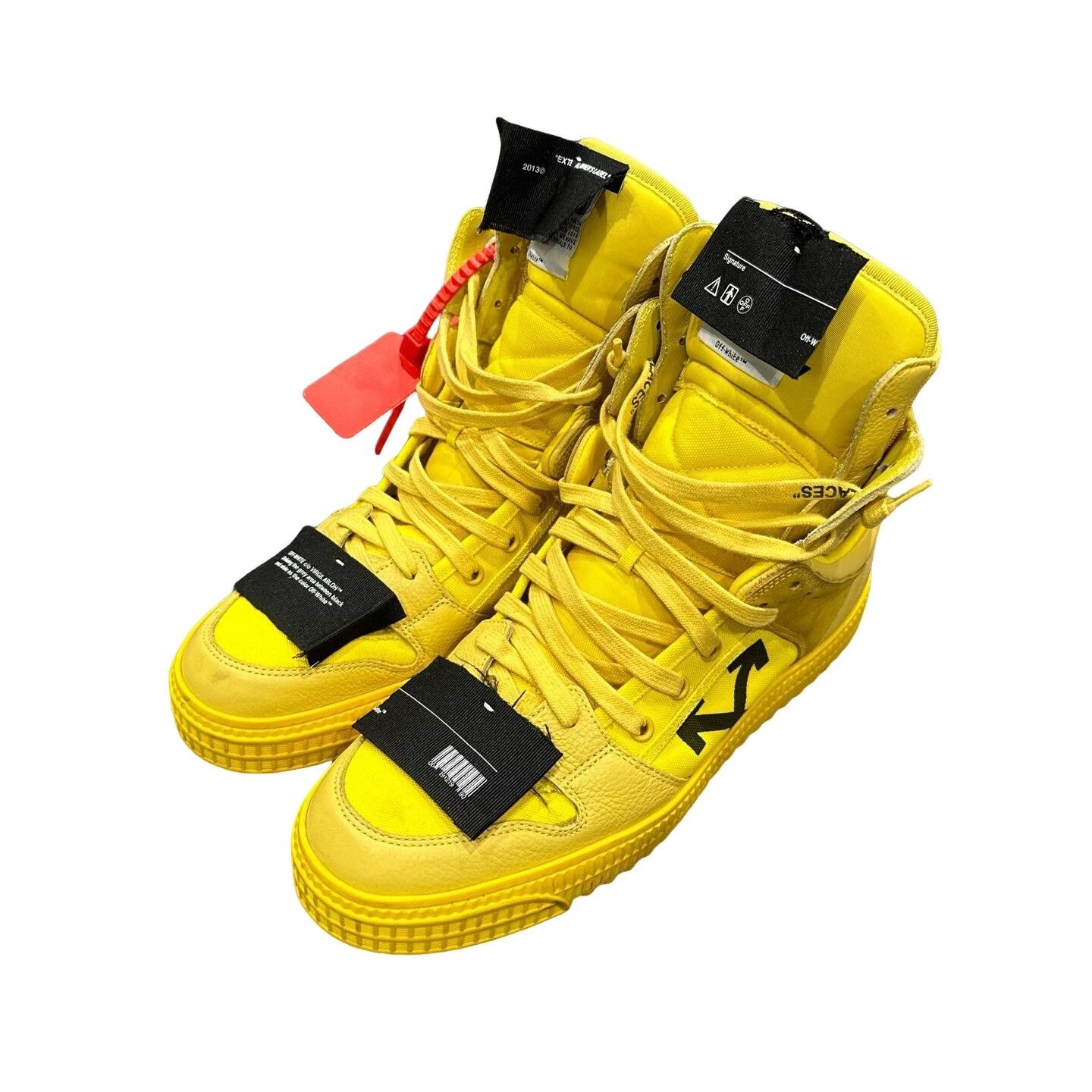 Off-White Off-White Yellow Sample Off-Court 3.0 Sneakers 41 Size US 8 / EU 41 - 1 Thumbnail