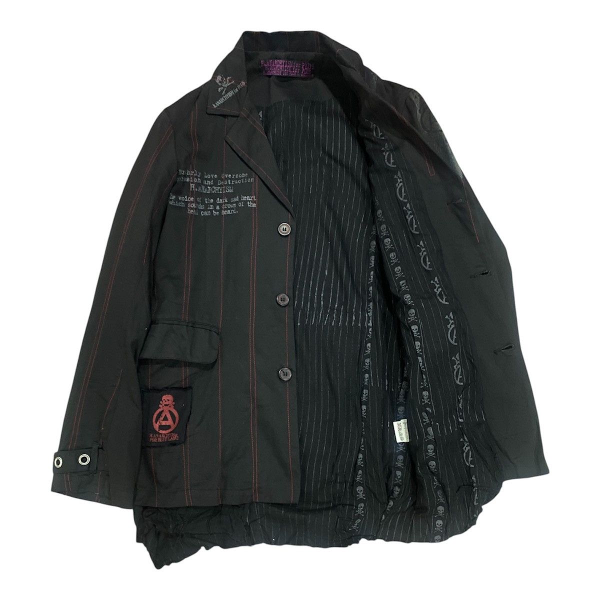 If Six Was Nine H.Anarchyism Plus H.Naoto Punk Skull Cotton Jacket Size US S / EU 44-46 / 1 - 3 Thumbnail