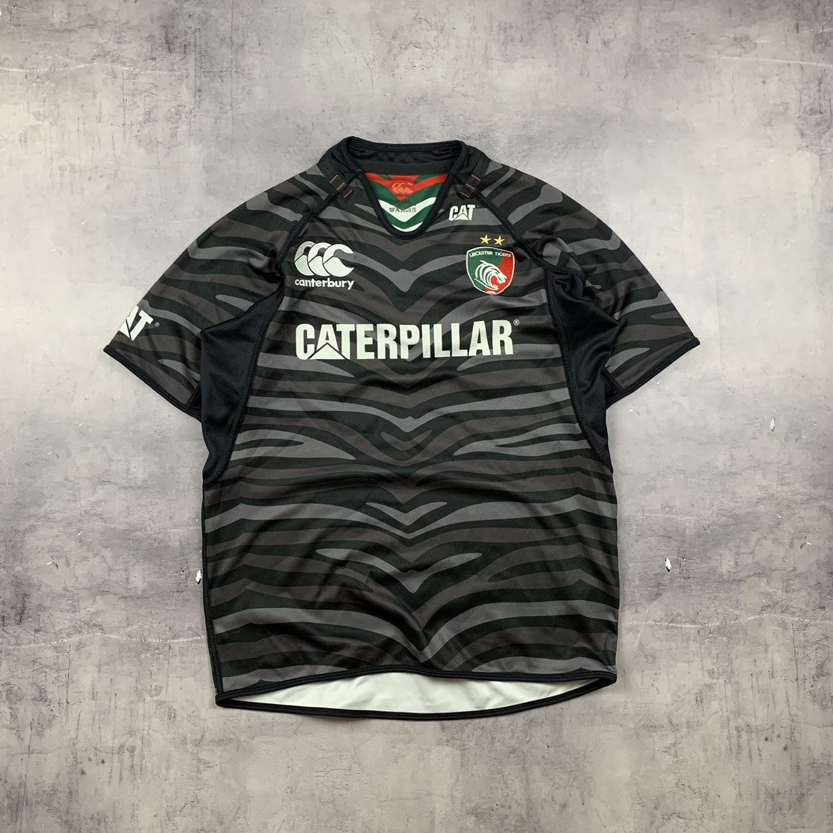 Canterbury Pantalon de Leicester Tigers Alt Pro Maillot de rugby à manches courtes XXXXL Orange