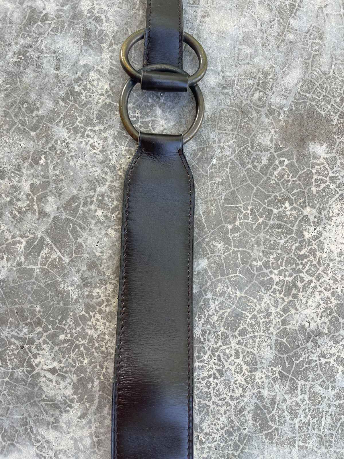Hermes × Vintage Hermes Paris Leather Belt Size ONE SIZE - 10 Thumbnail