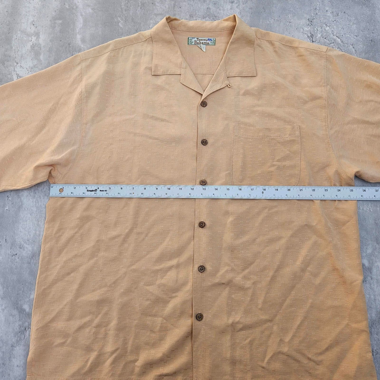 Tommy Bahama Vintage Tommy Bahama Button Up Shirt Men's XL Tan Size US XL / EU 56 / 4 - 6 Thumbnail