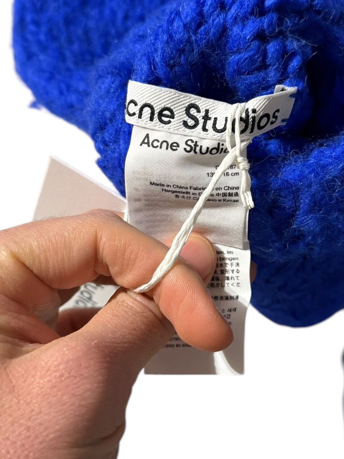 Acne Studios Recycle Reconstructed Sleeves Wool Scarf Size ONE SIZE - 5 Thumbnail
