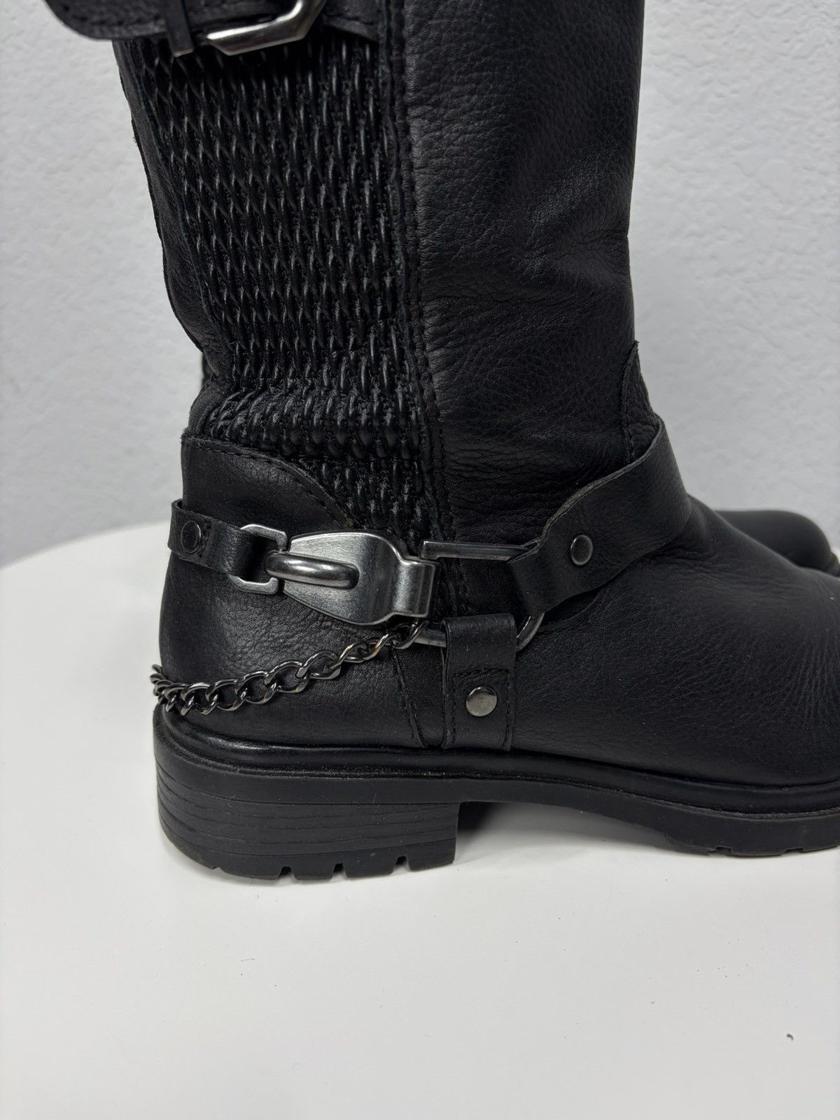 If Six Was Nine Vintage 00s Black Leather Side Zip Boots Guidi Marsell Style Size US 7 / EU 40 - 7 Thumbnail