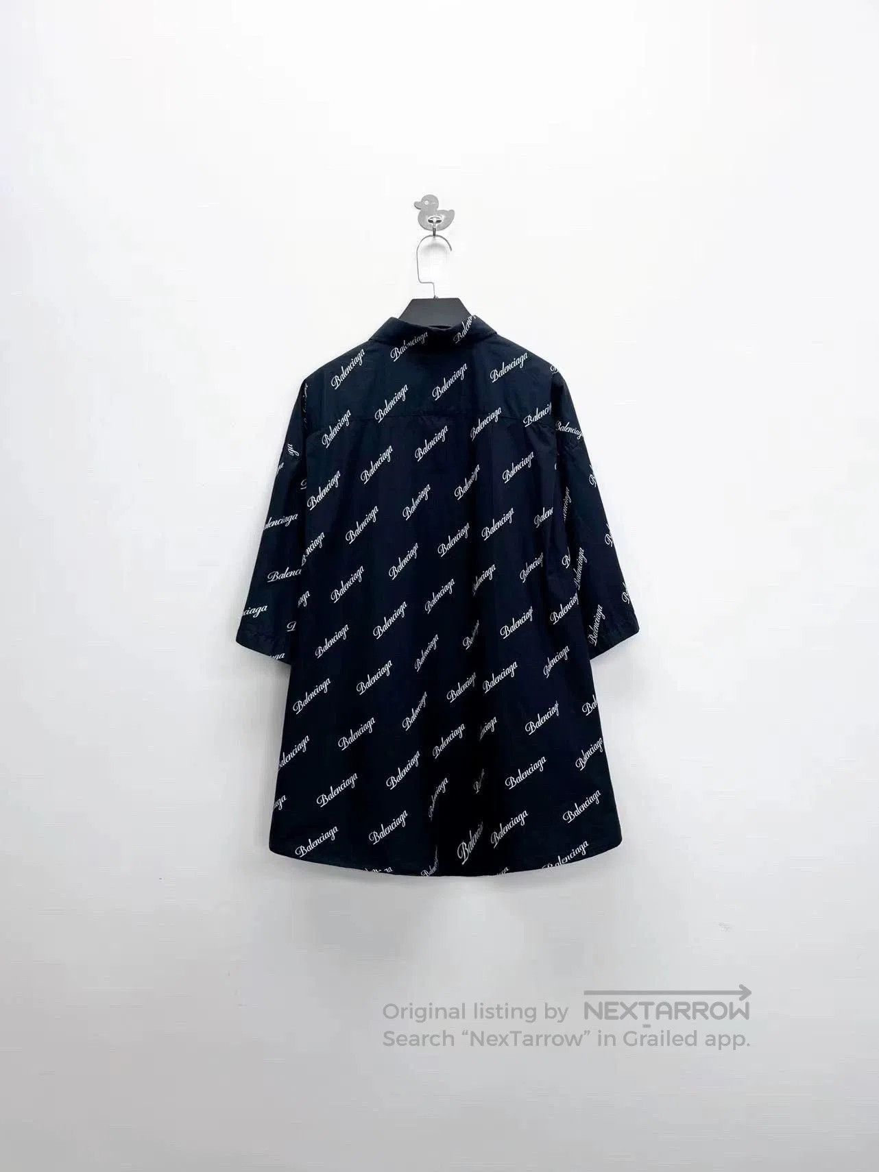 Balenciaga Balenciaga Logo Print Short Sleeve Shirt. Size US M / EU 48-50 / 2 - 2 Thumbnail