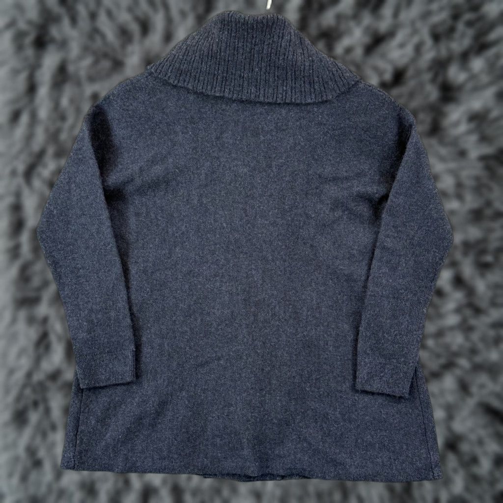 Ellen Tracy Ellen Tracy Sweater Women Medium Oversize Blue Long Sleeve Merino Wool Cowl Neck Size M / US 6-8 / IT 42-44 - 1 Thumbnail