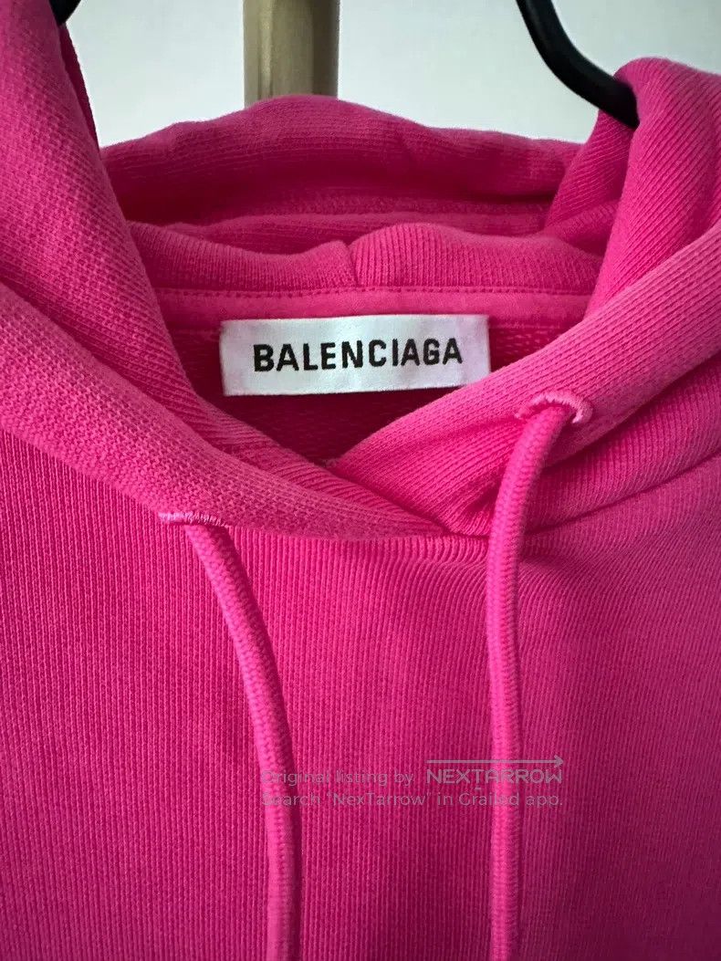 Balenciaga Balenciaga Fuchsia Hoodie Size US M / EU 48-50 / 2 - 3 Thumbnail