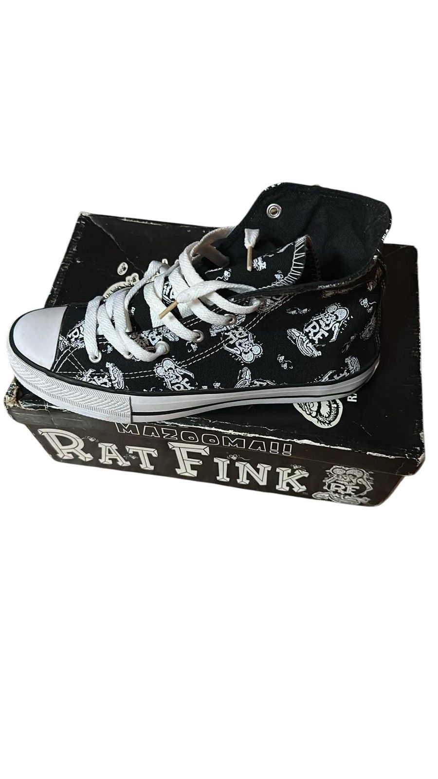 Japanese Brand × Vintage RAT FINK Shoes US Men 7.5 (Set Box) Size US 7.5 / EU 40-41 - 7 Thumbnail